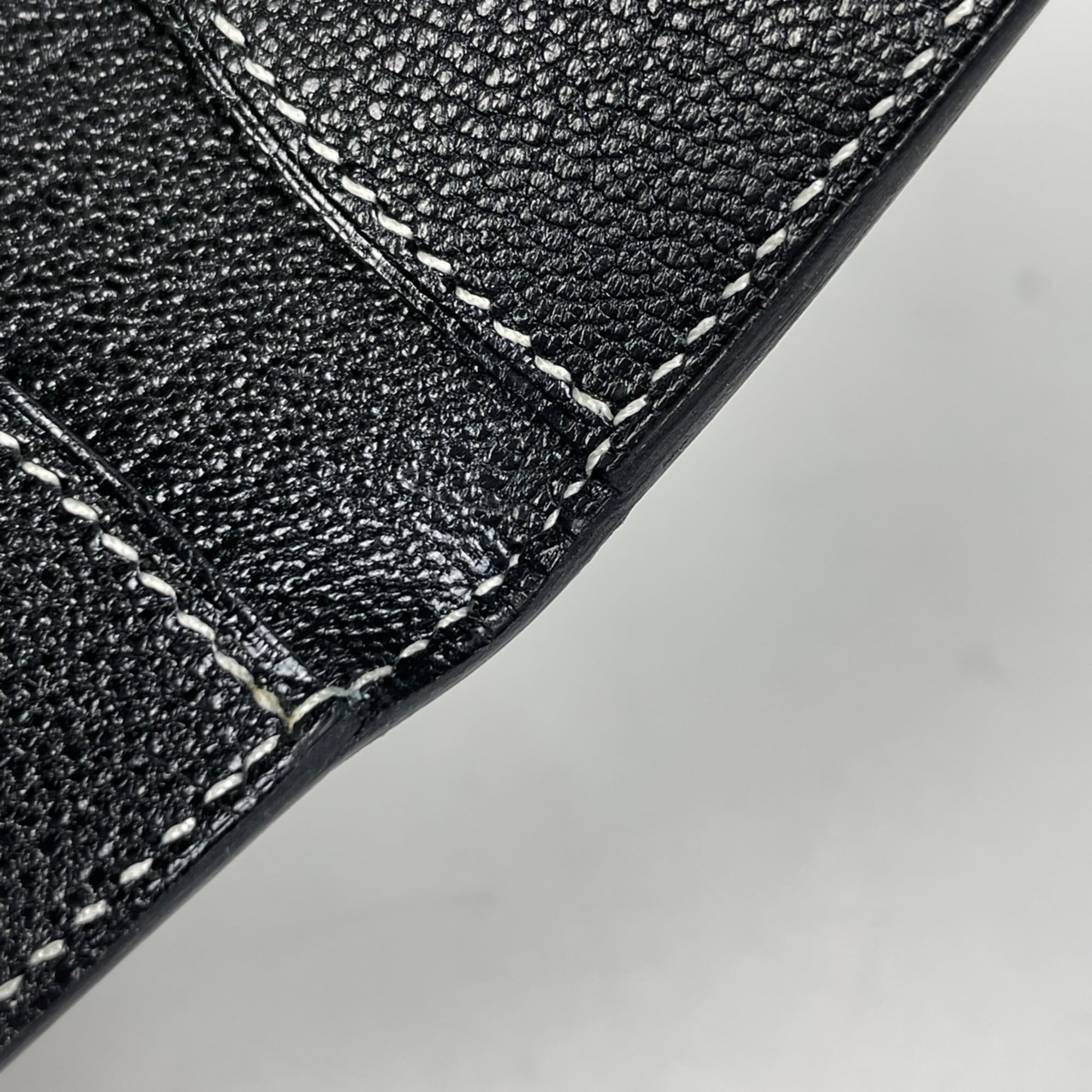 Hermes Black Chevre Myzore Leather Wallet (Bi-Fold) (Pre-Owned)