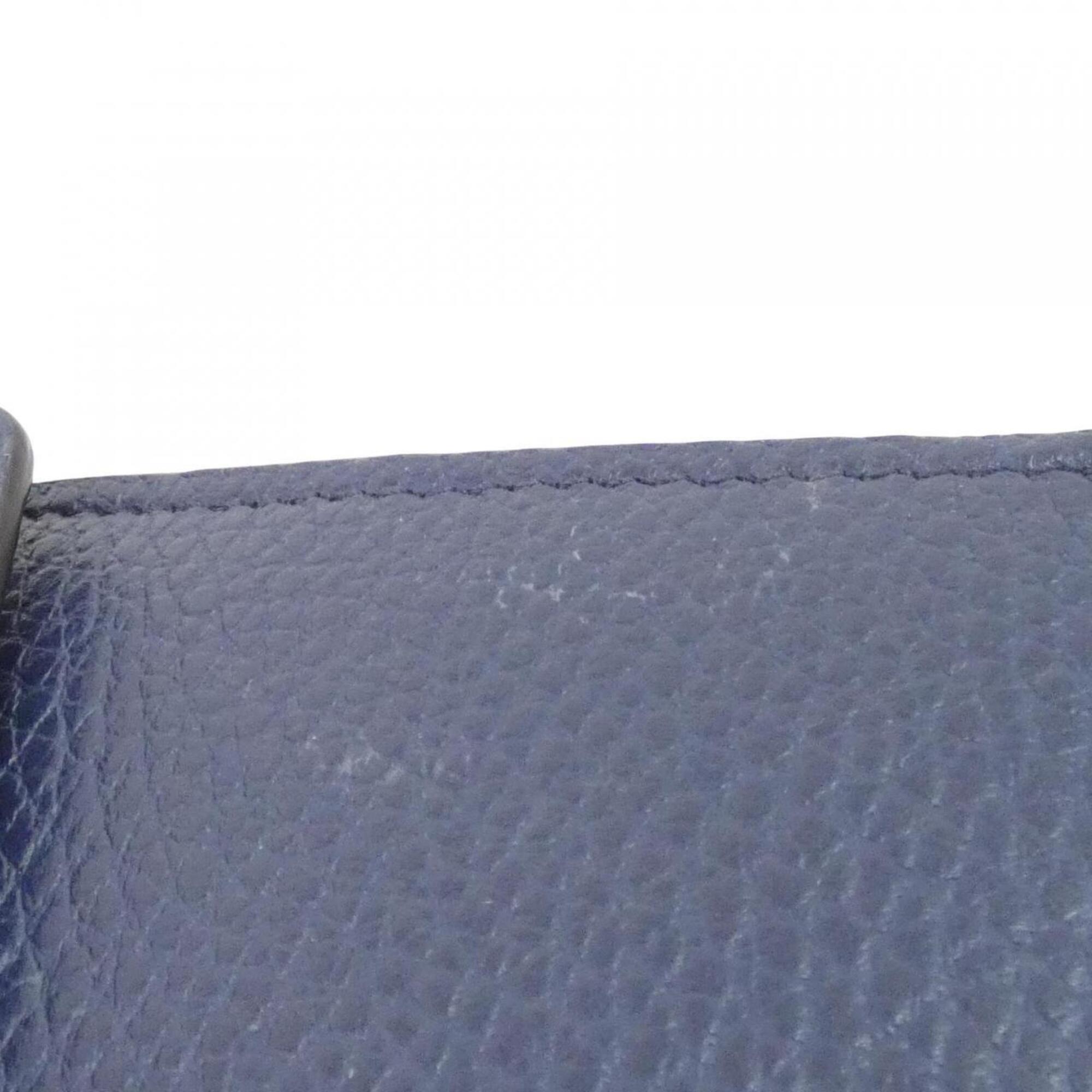 Gucci Blue Leather Chain/Shoulder Wallet (Pre-Owned)