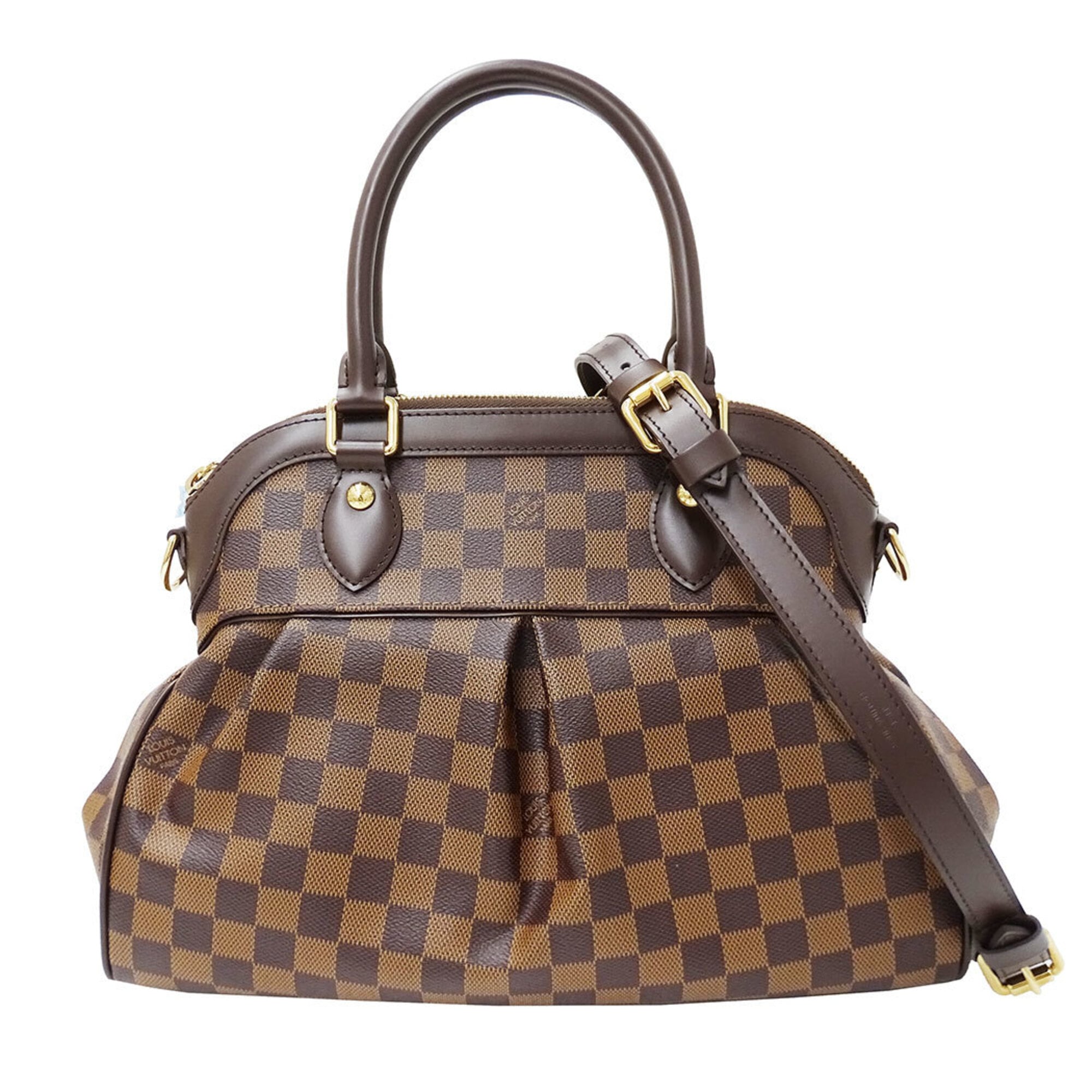 Louis Vuitton Brown Damier Canvas Handbag Shoulder Bag (Pre-Owned)