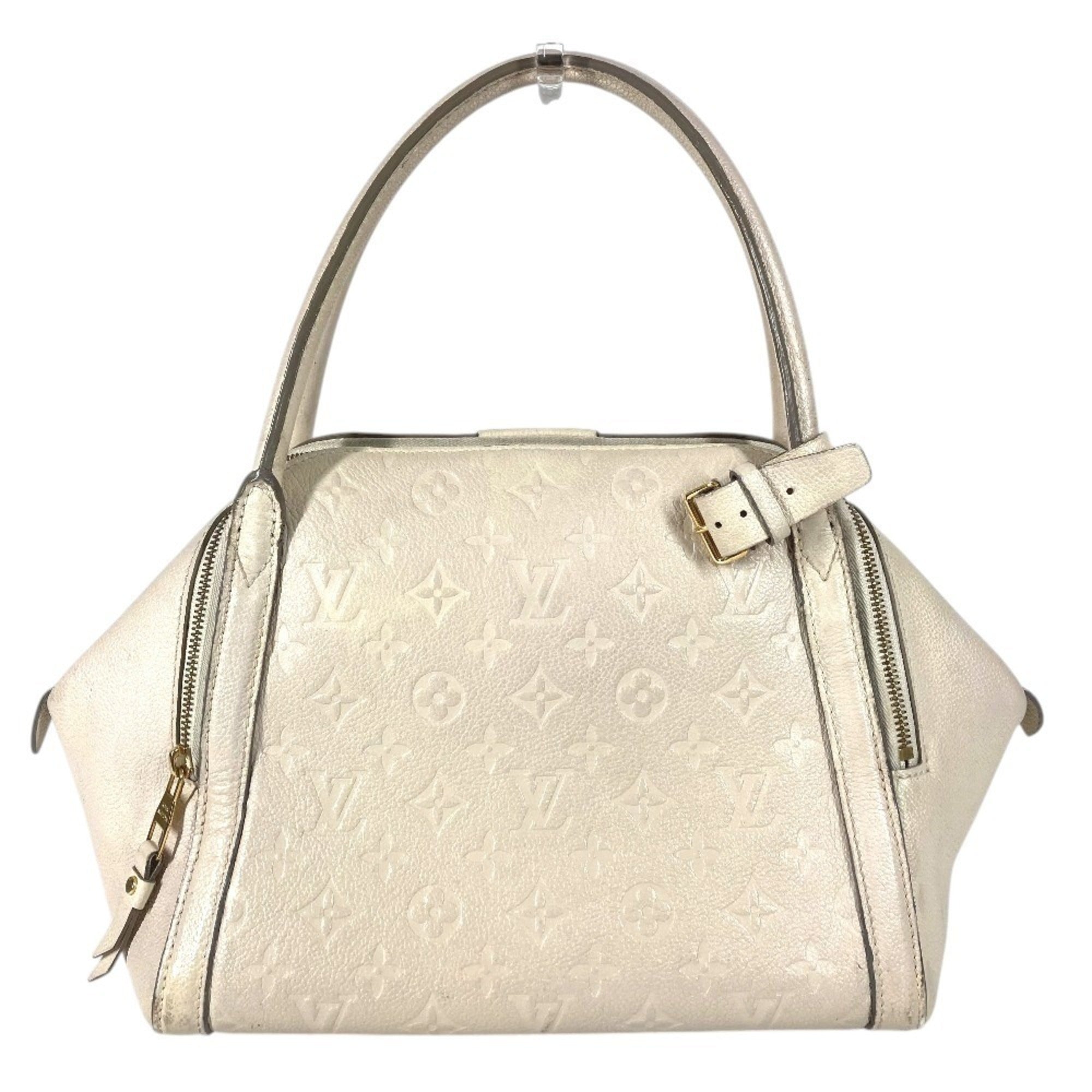 Louis Vuitton Neige White Monogram Empreinte Handbag Tote Bag (Pre-Owned)