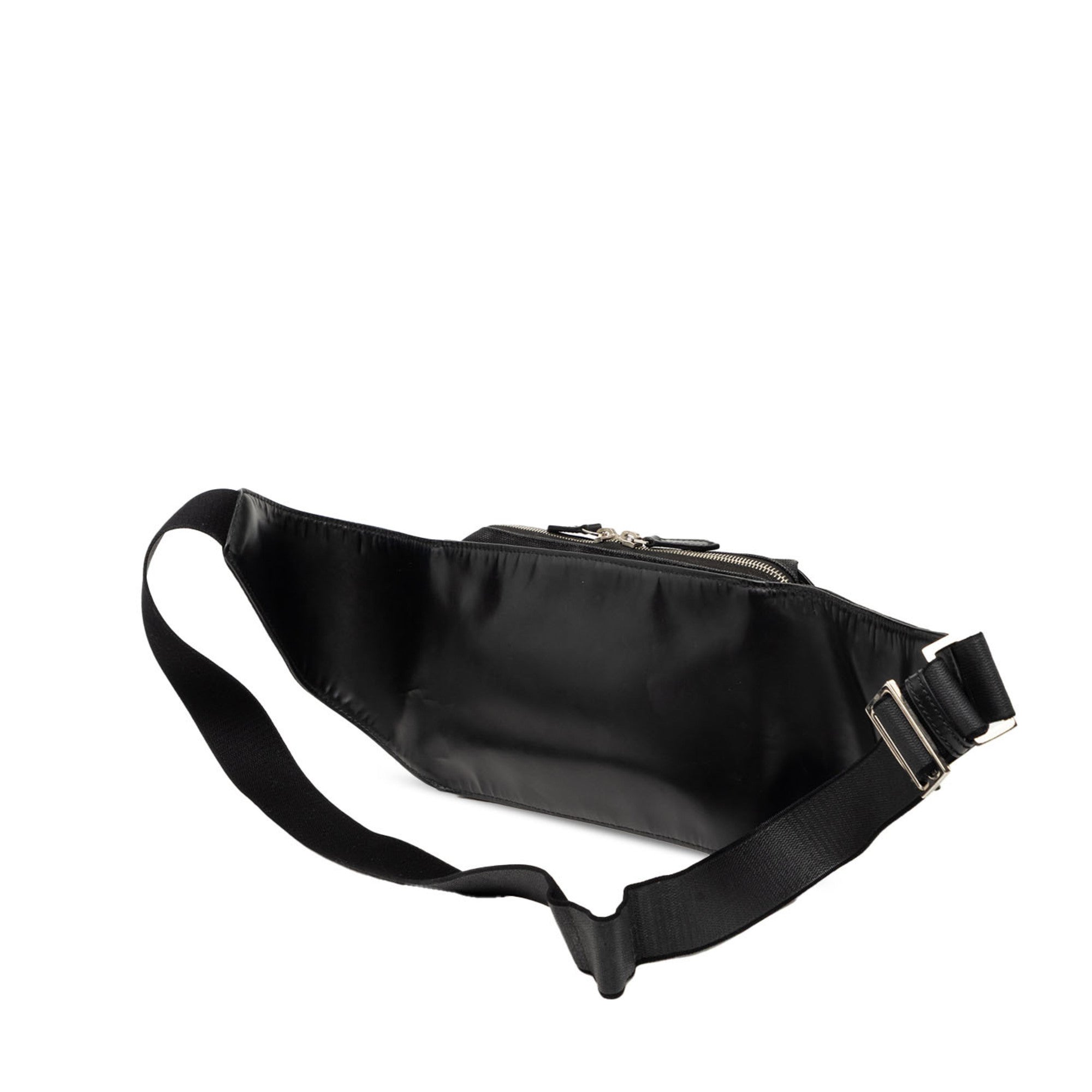 Balenciaga Black Canvas Leather Fanny Pack (Pre-Owned)