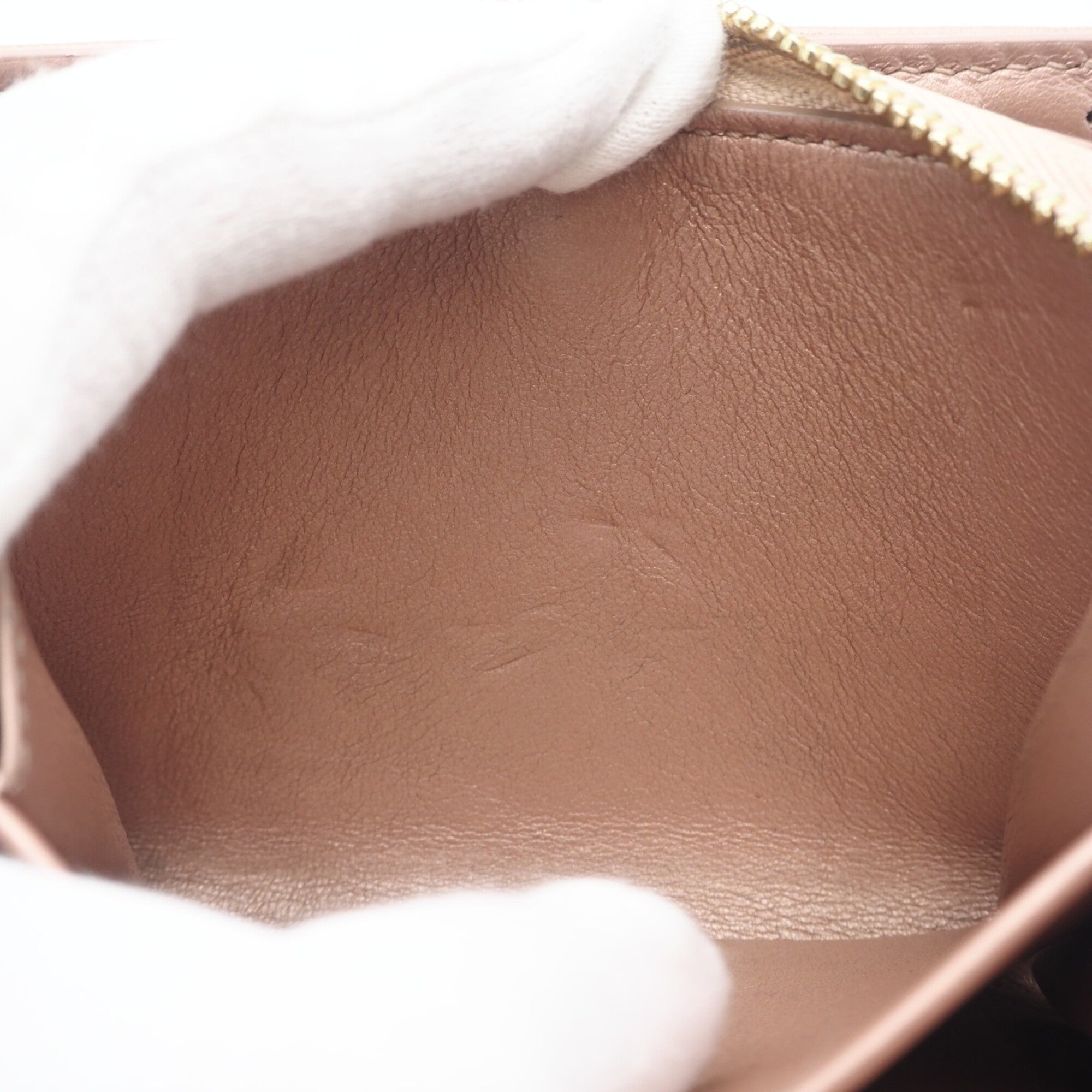 Louis Vuitton Monogram Pink Beige Leather Wallet (Bi-Fold) (Pre-Owned)