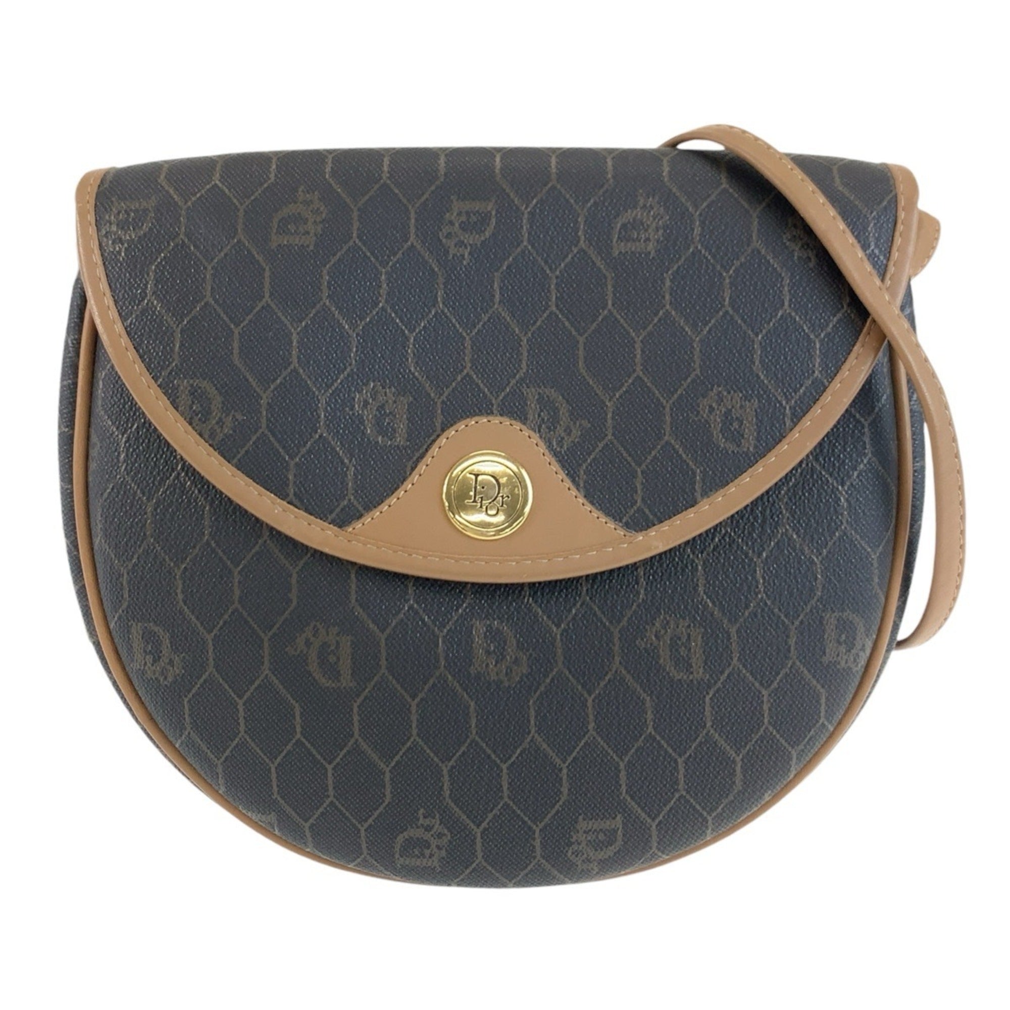 Christian Dior Brown Pvc Pochette Shoulder Bag (Pre-Owned)