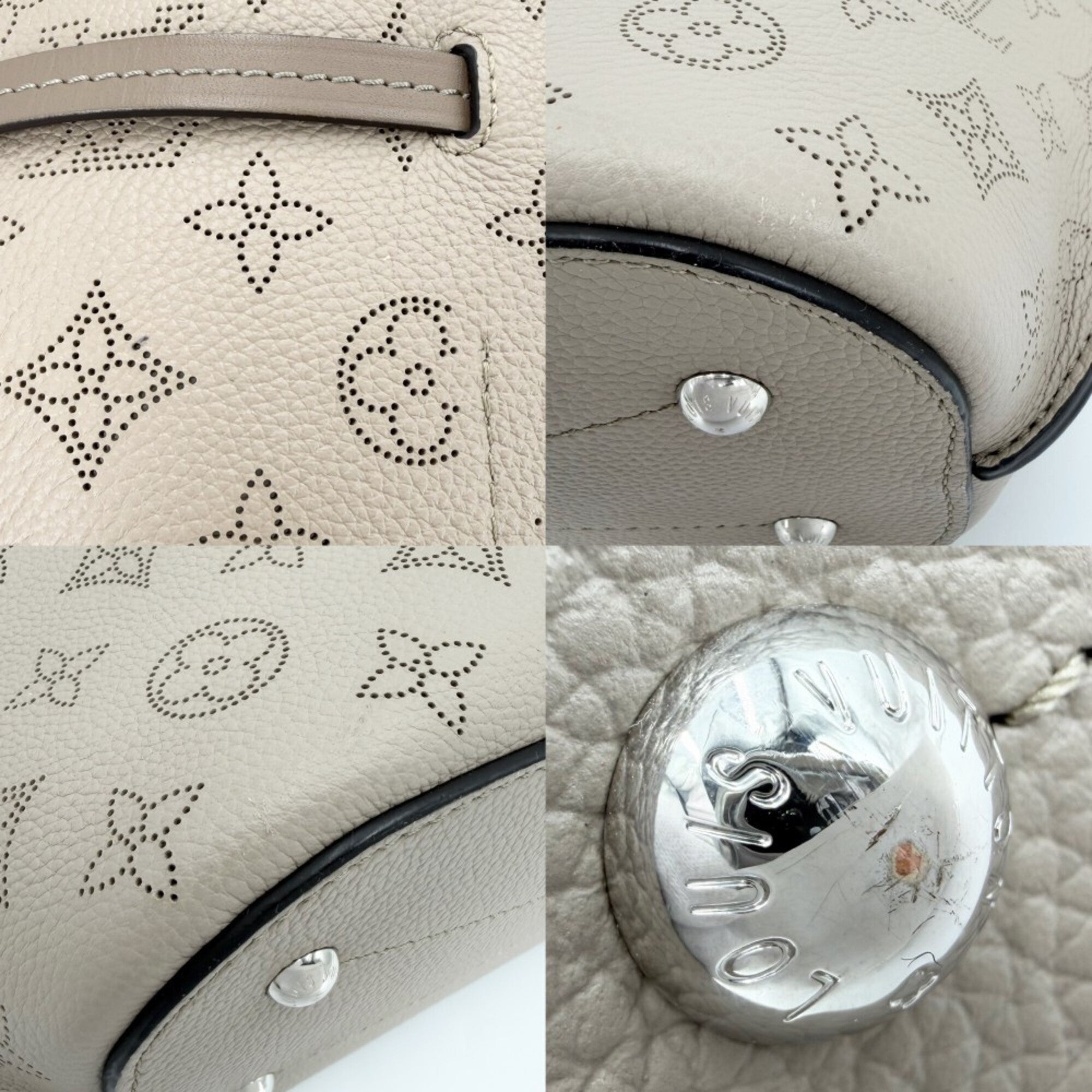 Louis Vuitton Galle Mahina Leather Leather Shoulder Bag Tote Bag (Pre-Owned)