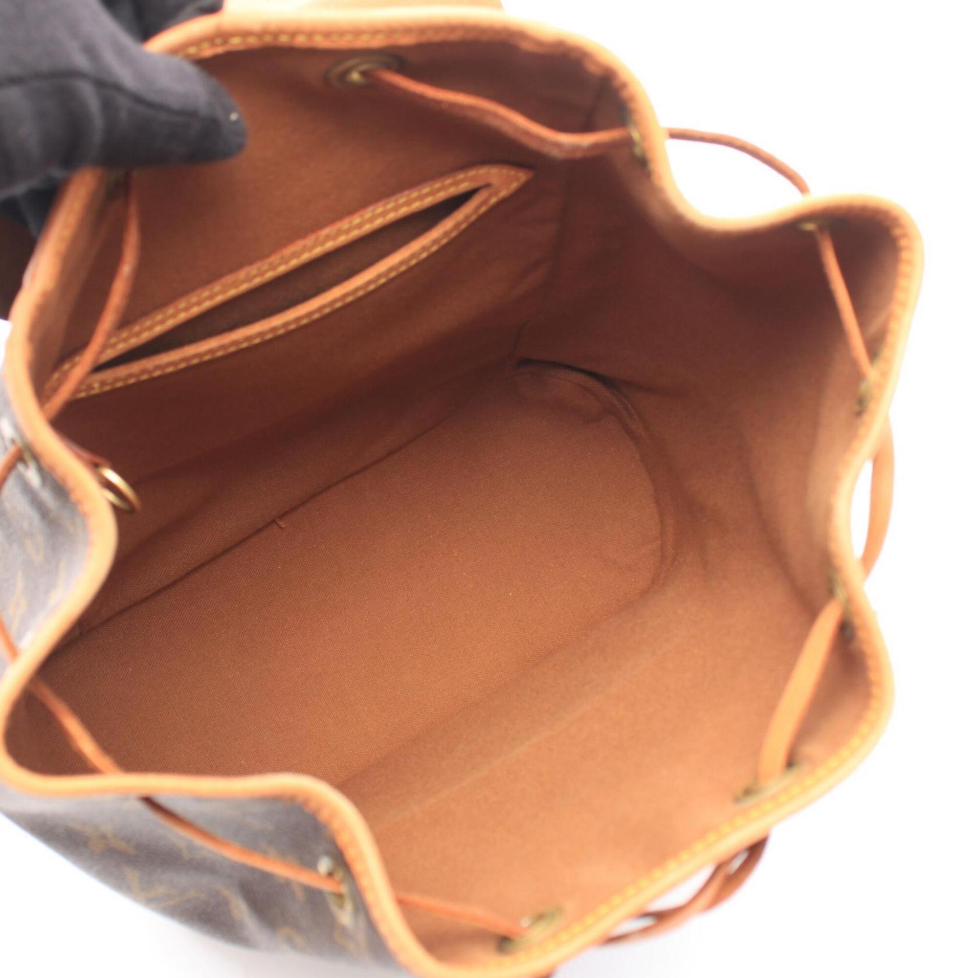 Louis Vuitton Brown Monogram Monogram Leather Backpack (Pre-Owned)