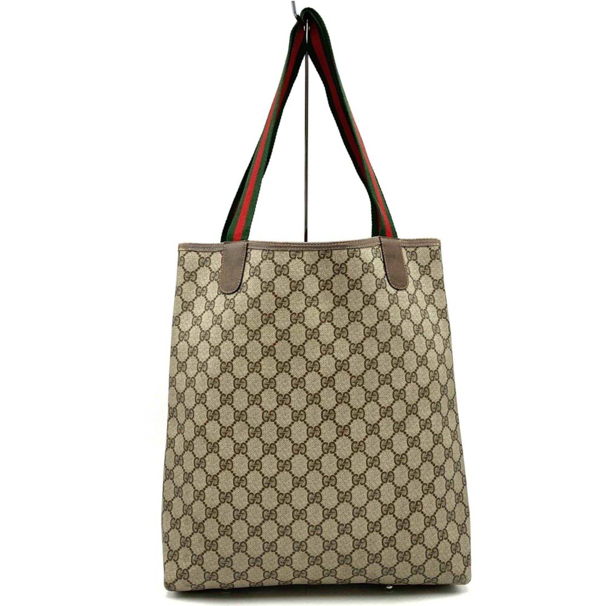 Gucci Brown Gg Supreme Tote Bag (Pre-Owned)