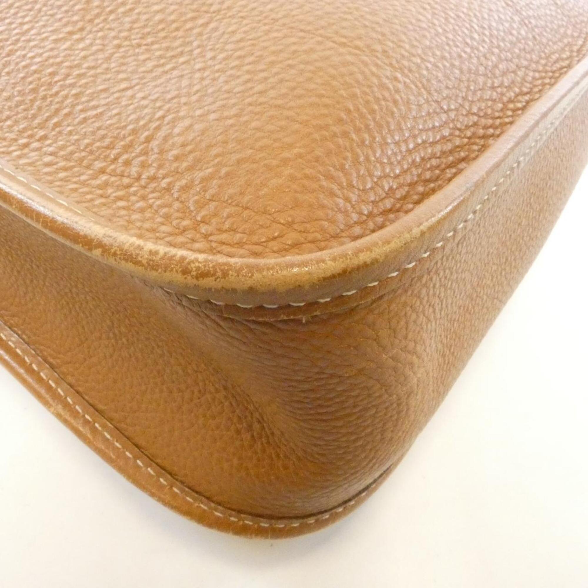 Hermes Gold Togo Leather Shoulder Bag (Pre-Owned)