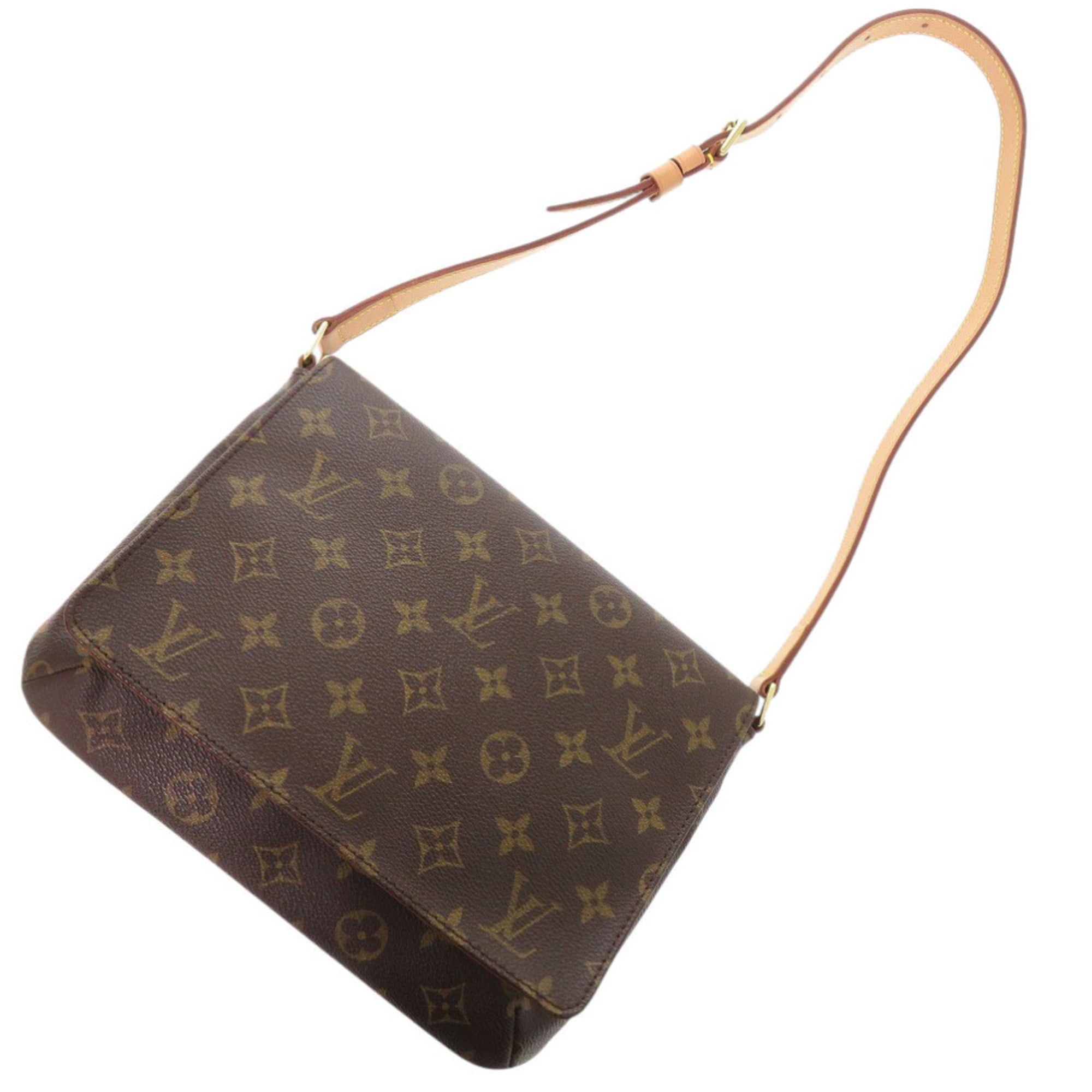 Louis Vuitton Brown Monogram Canvas Shoulder Bag (Pre-Owned)