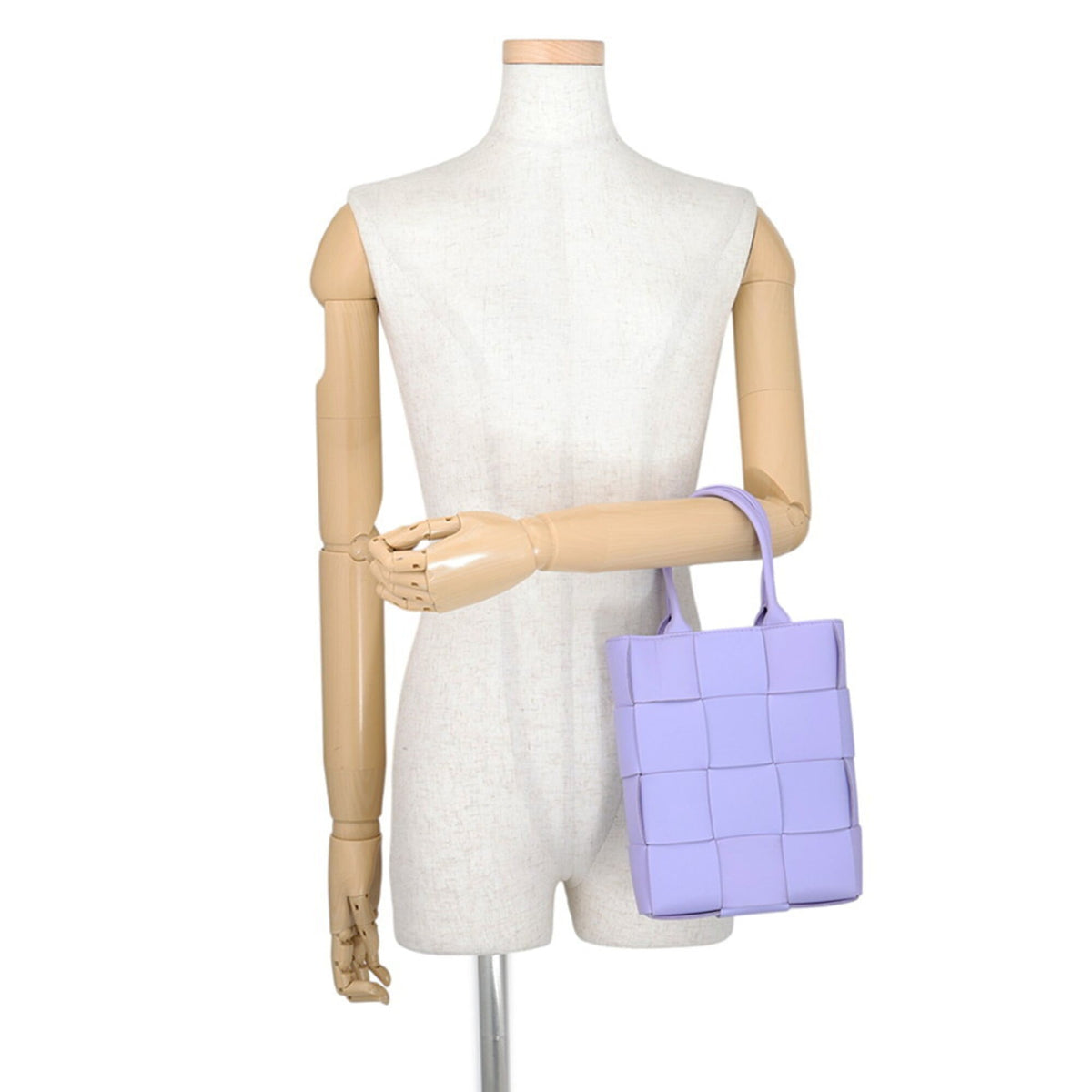 Bottega Veneta Purple Leather Handbag (Pre-Owned)