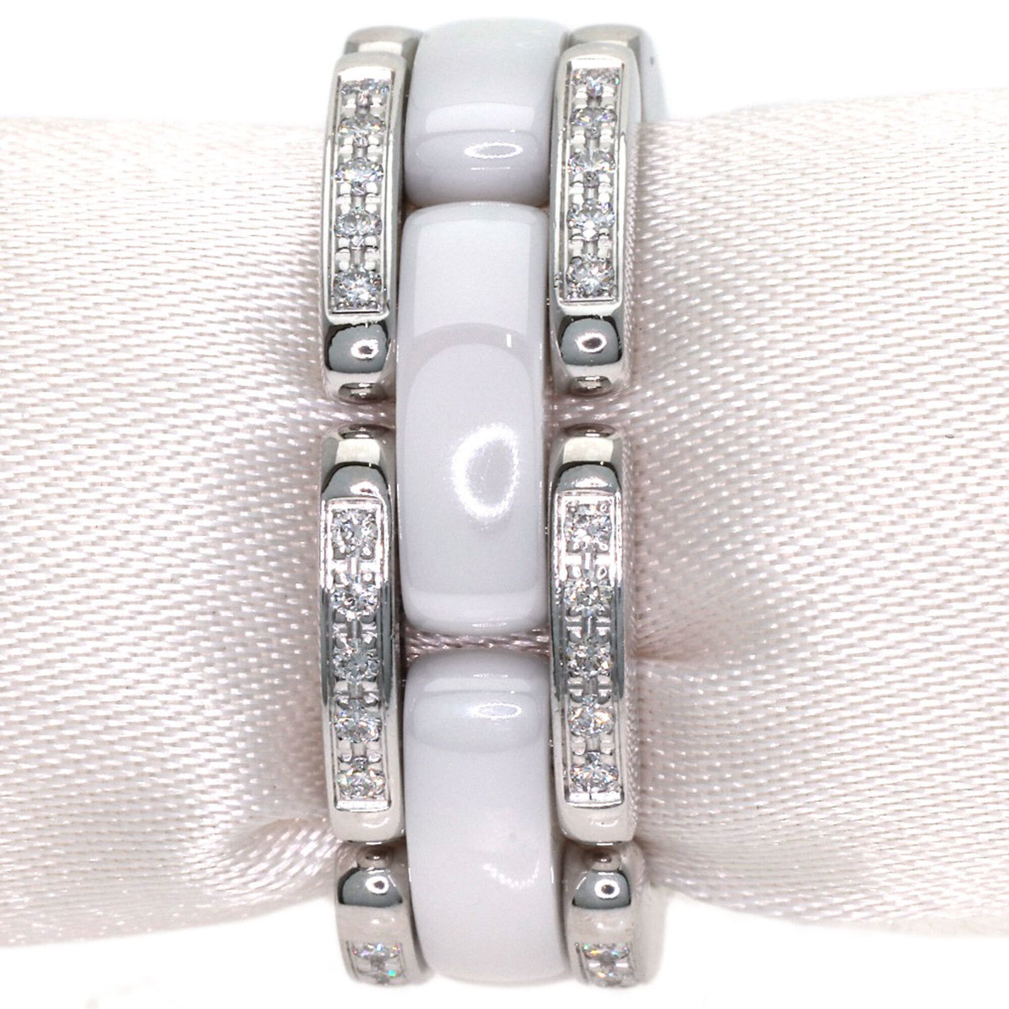 Chanel White Gold (18K) Band Ring (Pre-Owned)