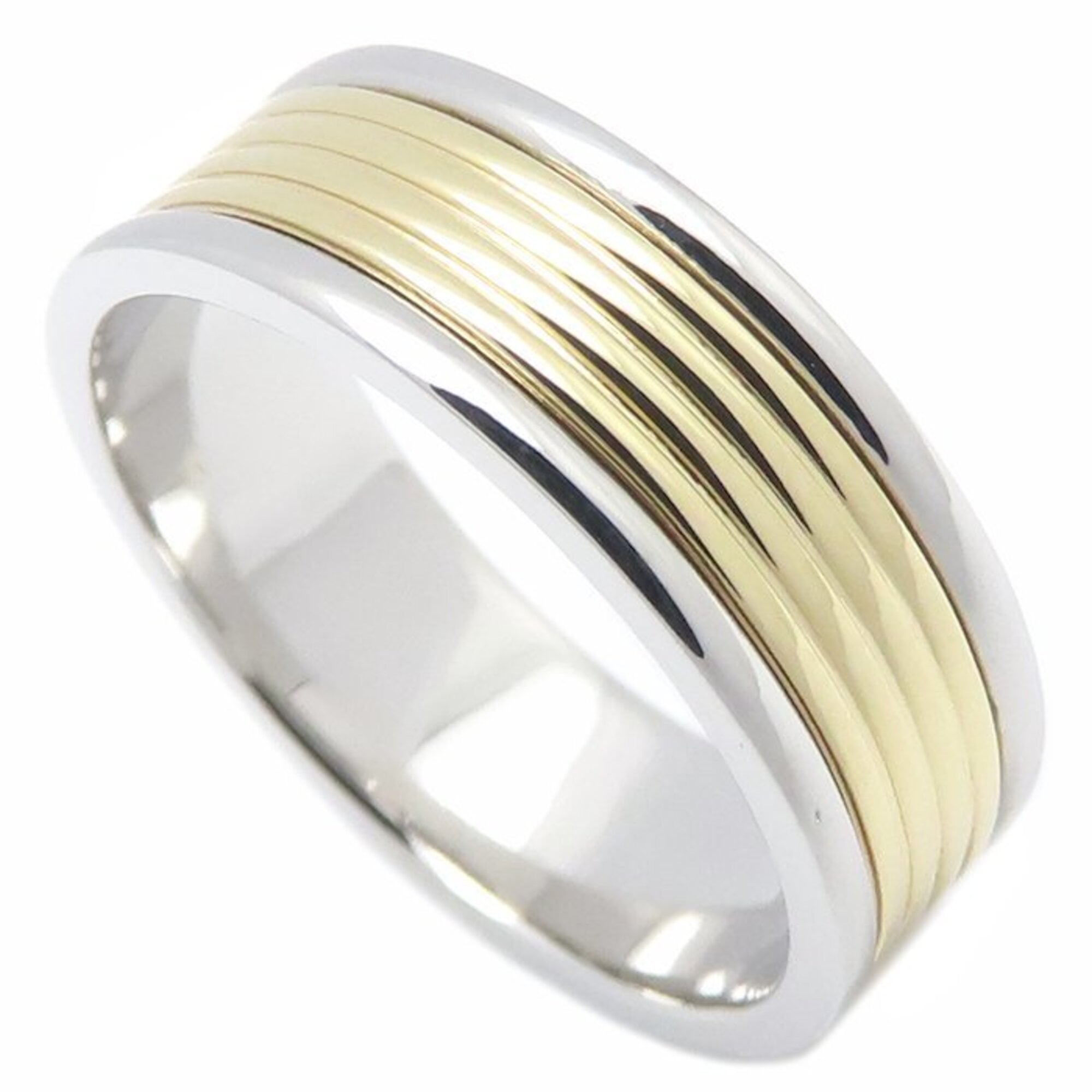 Tiffany Yellow Gold (18K) Platinum 950 Band Ring (Pre-Owned)