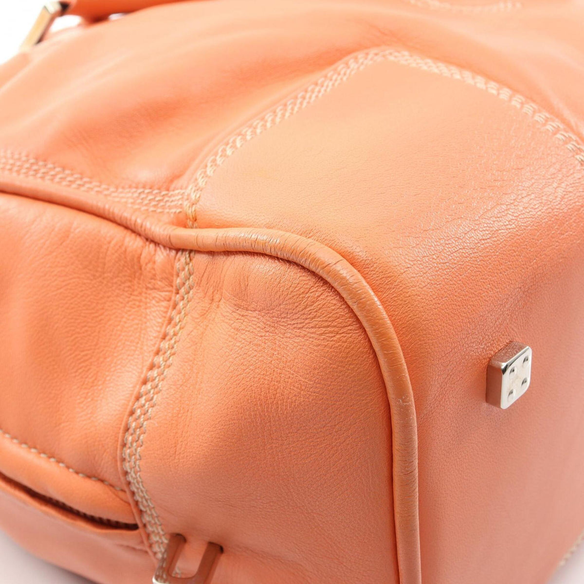 Loewe Orange Leather Handbag (Pre-Owned)
