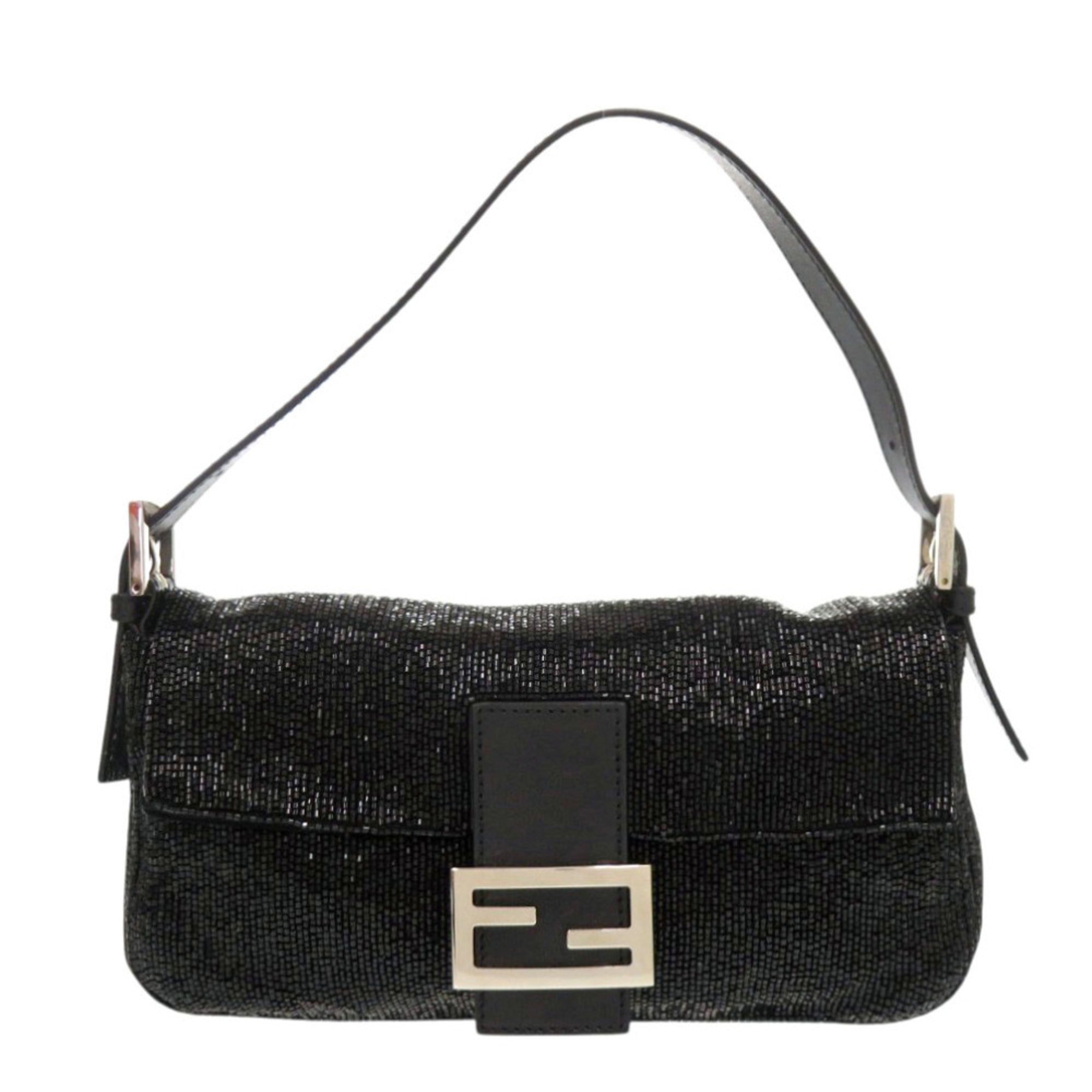 Fendi Black Leather Handbag (Pre-Owned)