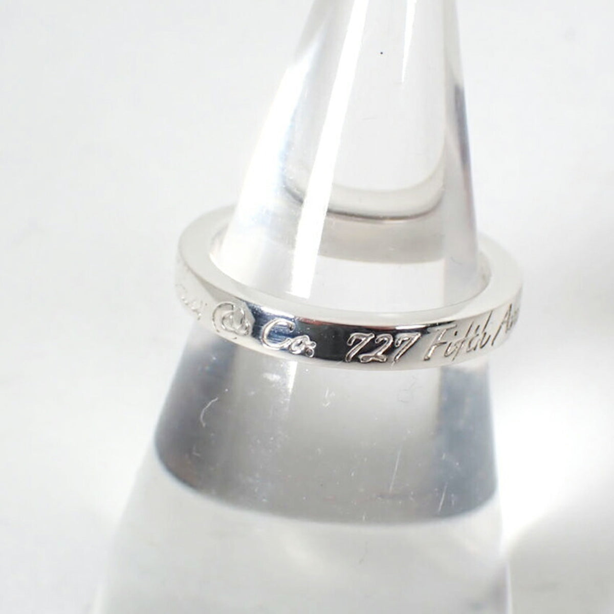 Tiffany Sterling Silver 925 Band Ring (Pre-Owned)