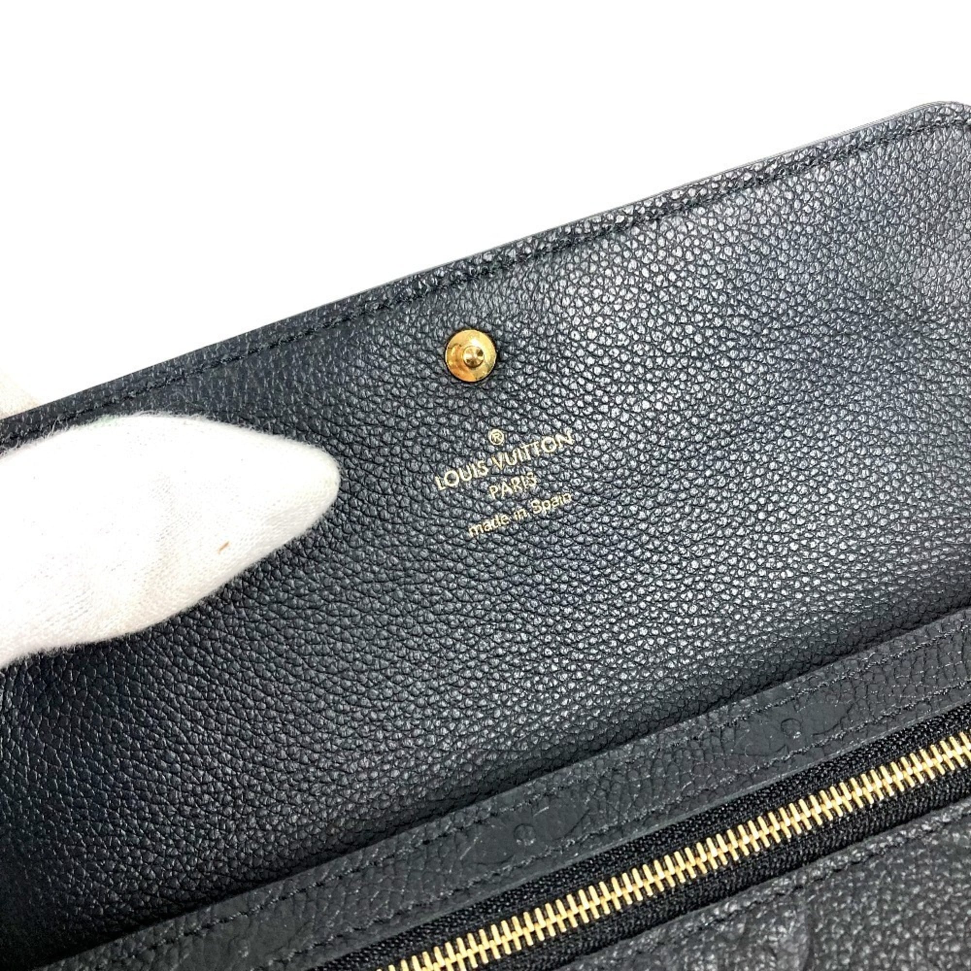 Louis Vuitton Monogram Empreinte Black Noir Monogram Empreinte Long Wallet (Bi-Fold) (Pre-Owned)