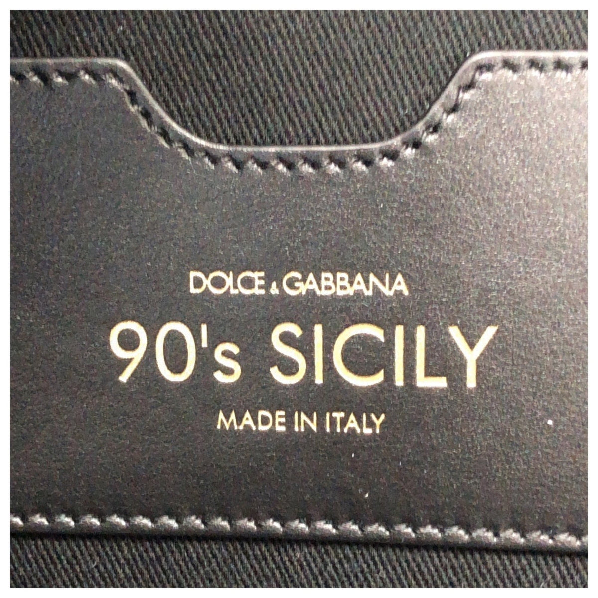 Dolce & Gabbana Black Leather Shoulder Bag Tote Bag (Pre-Owned)