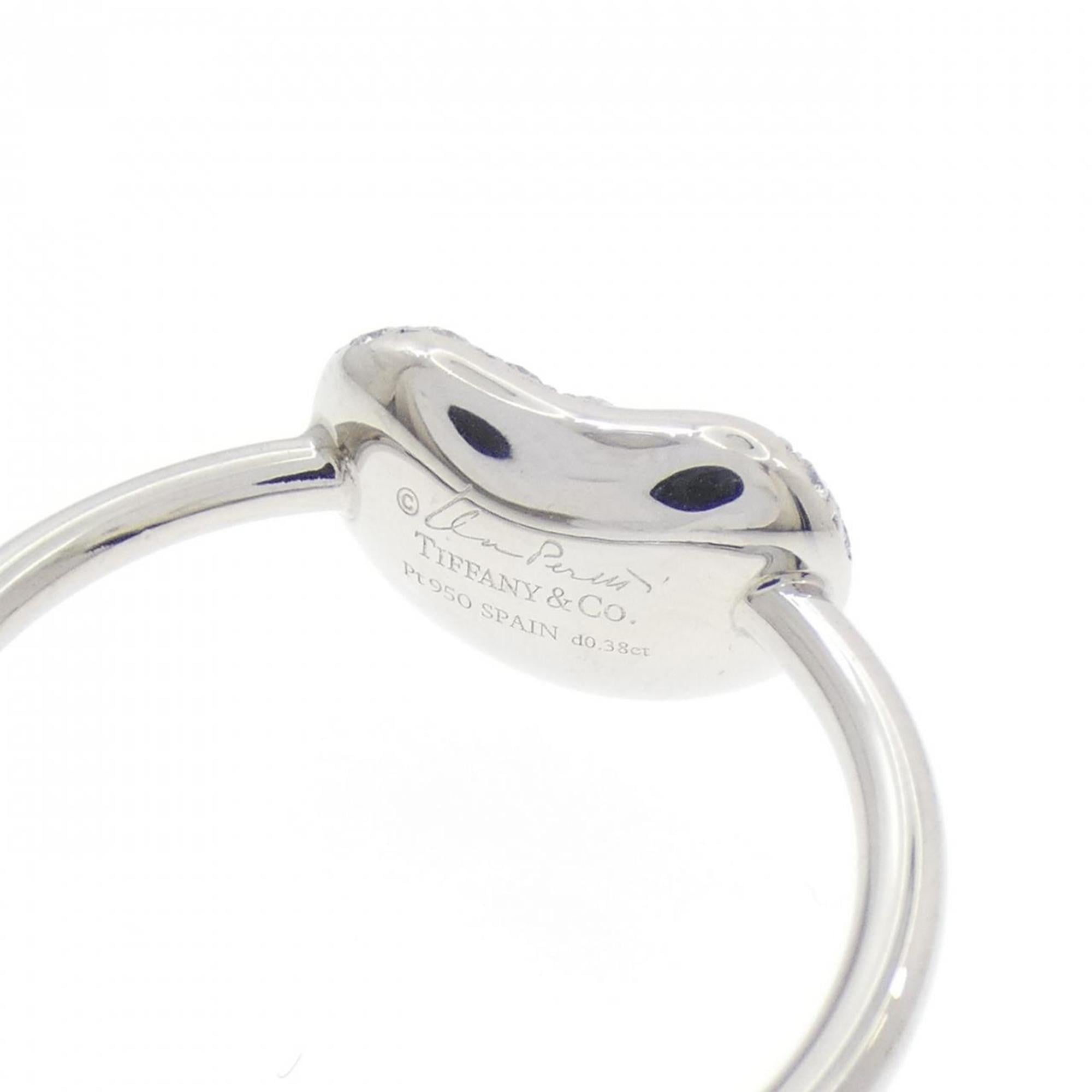 Tiffany Bean Platinum 950 Band Ring (Pre-Owned)