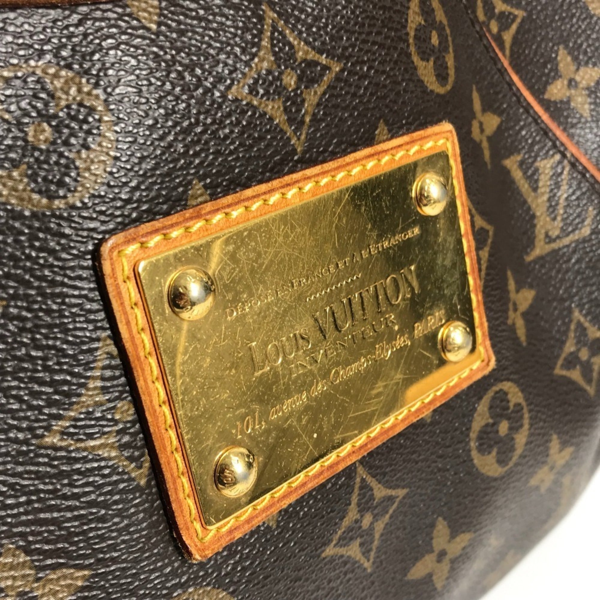 Louis Vuitton Brown Monogram Canvas Shoulder Bag (Pre-Owned)