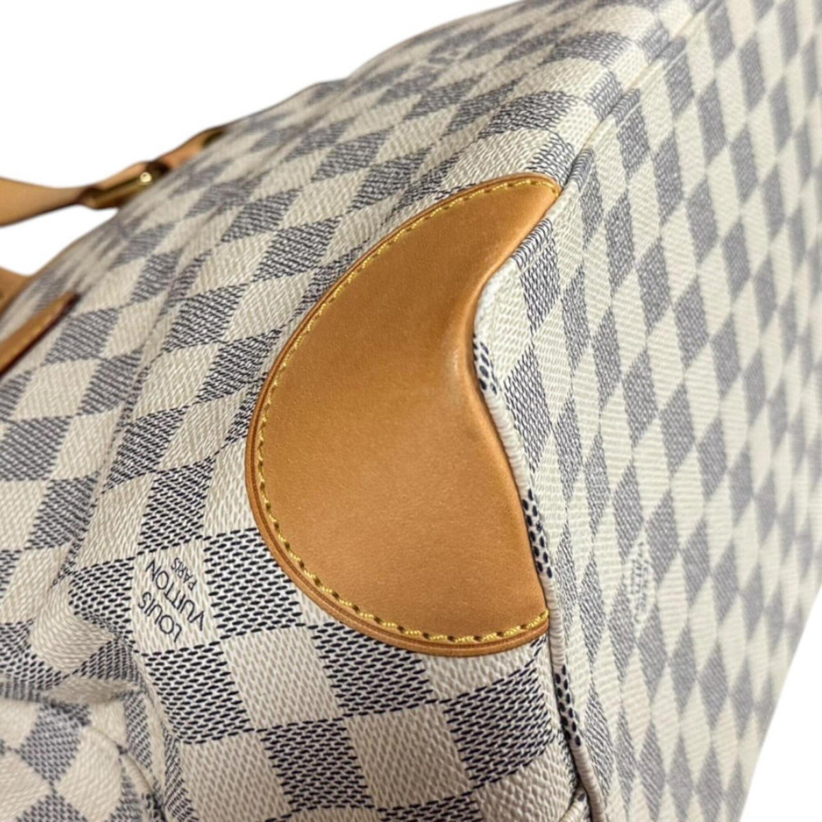 Louis Vuitton Black Or White Damier Azur Handbag Shoulder Bag (Pre-Owned)