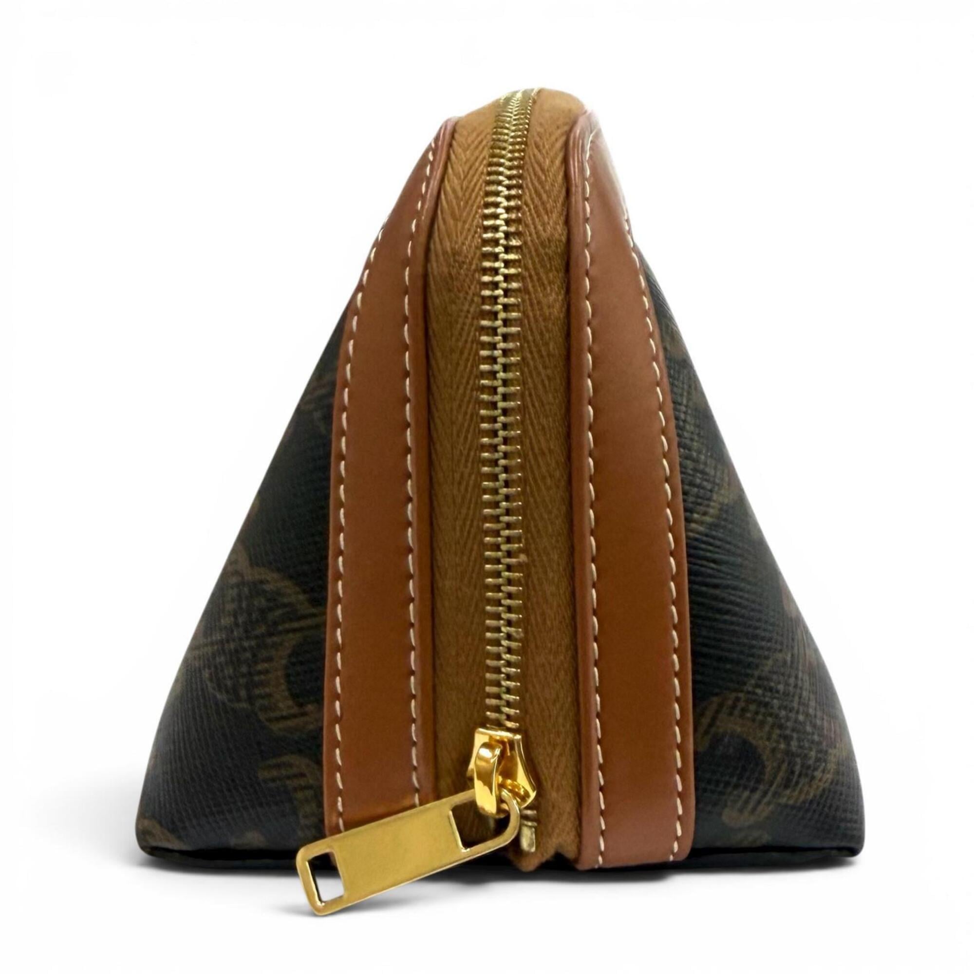 Celine Canvas Leather Pouch (Pre-Owned)