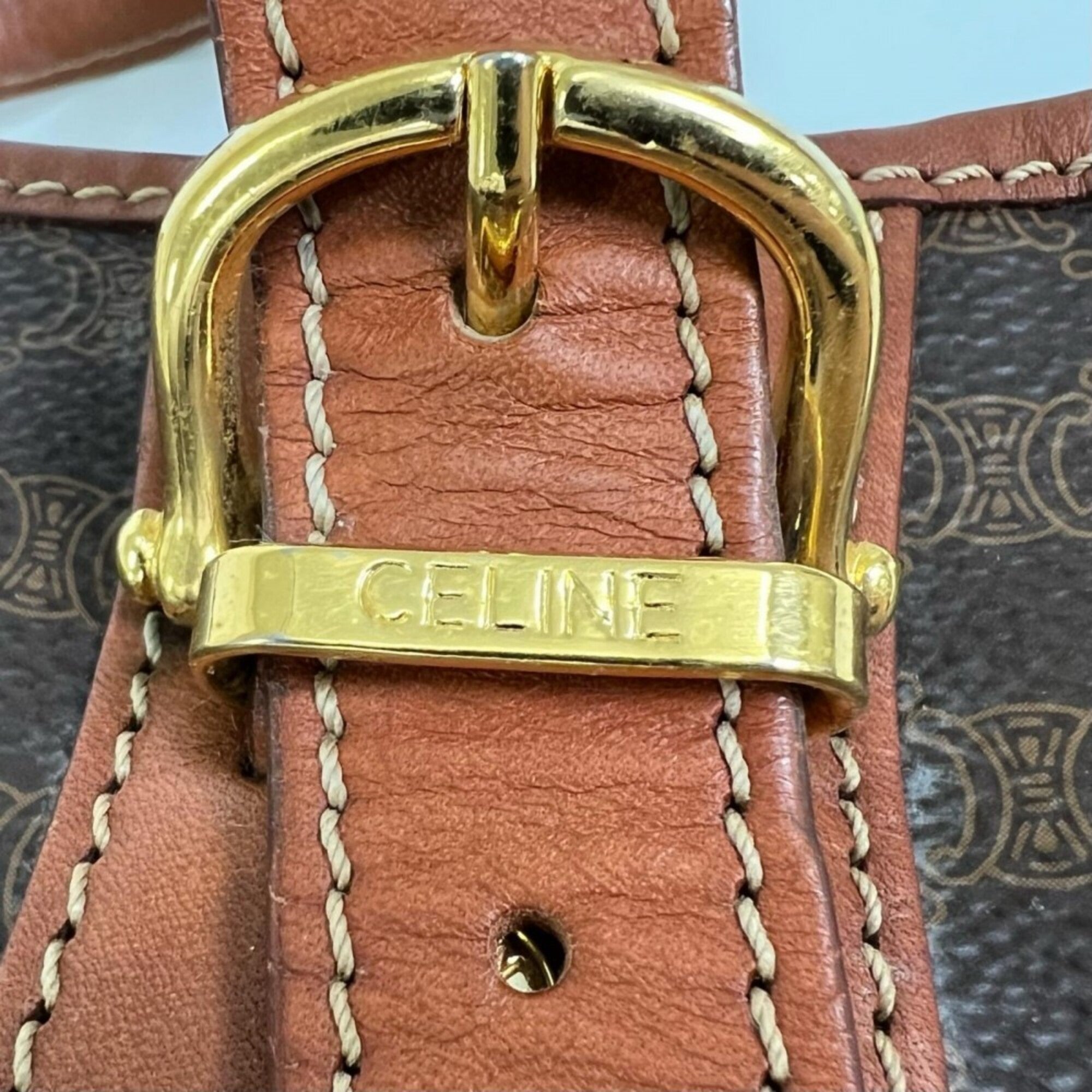 Celine Brown Leather Tote Bag (Pre-Owned)