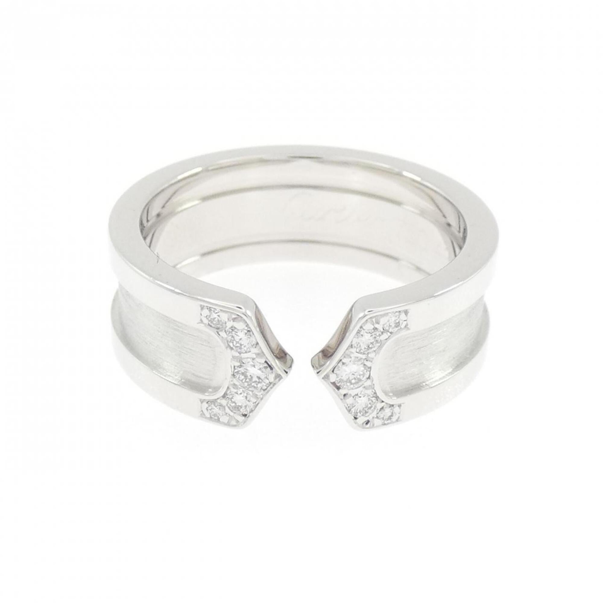Cartier C2 White Gold (18K) Band Ring (Pre-Owned)