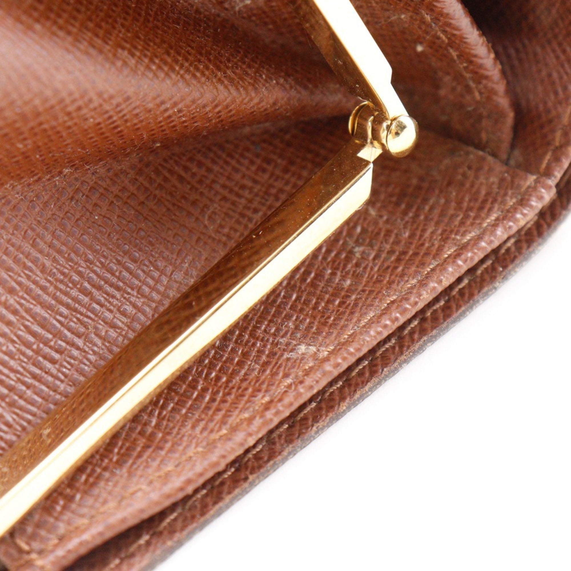 Louis Vuitton Brown Monogram Canvas Wallet (Bi-Fold) (Pre-Owned)