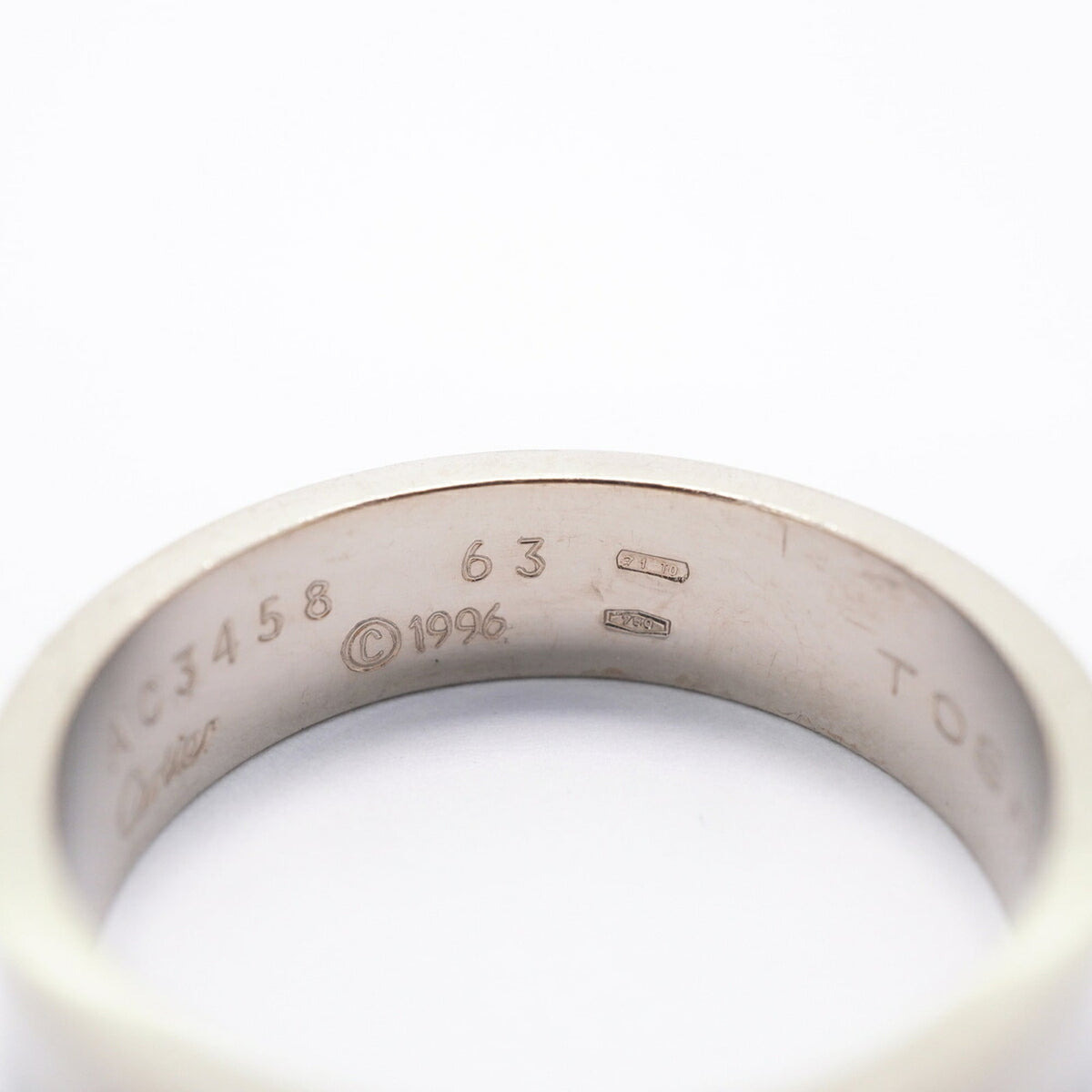 Cartier White Gold (18K) Band Ring (Pre-Owned)