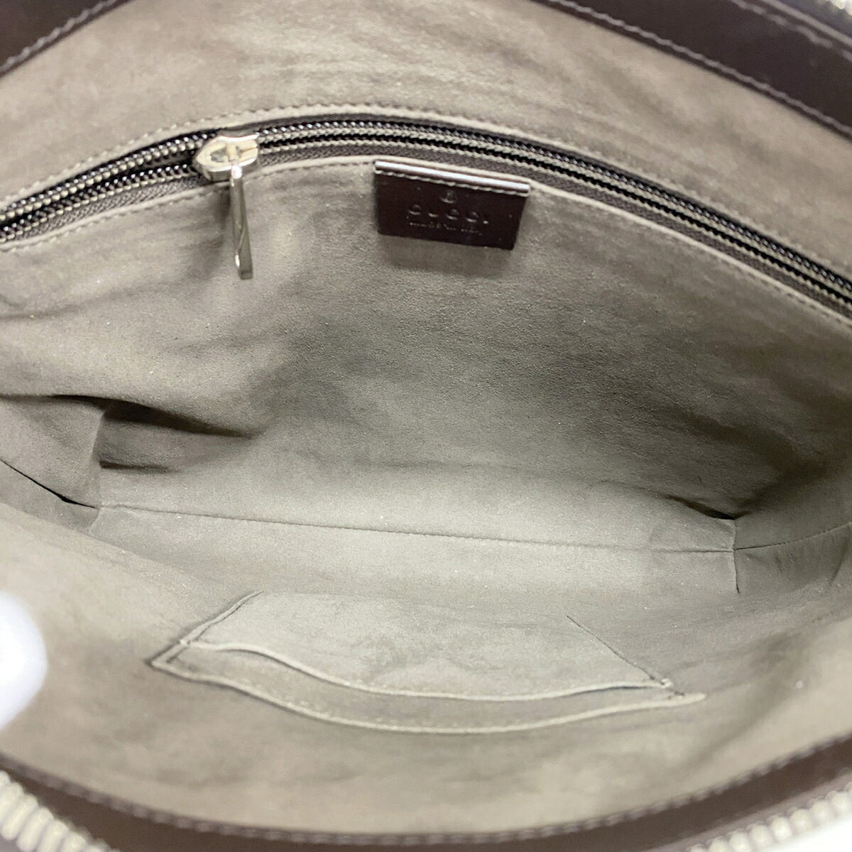 Gucci Brown Pvc Shoulder Bag (Pre-Owned)