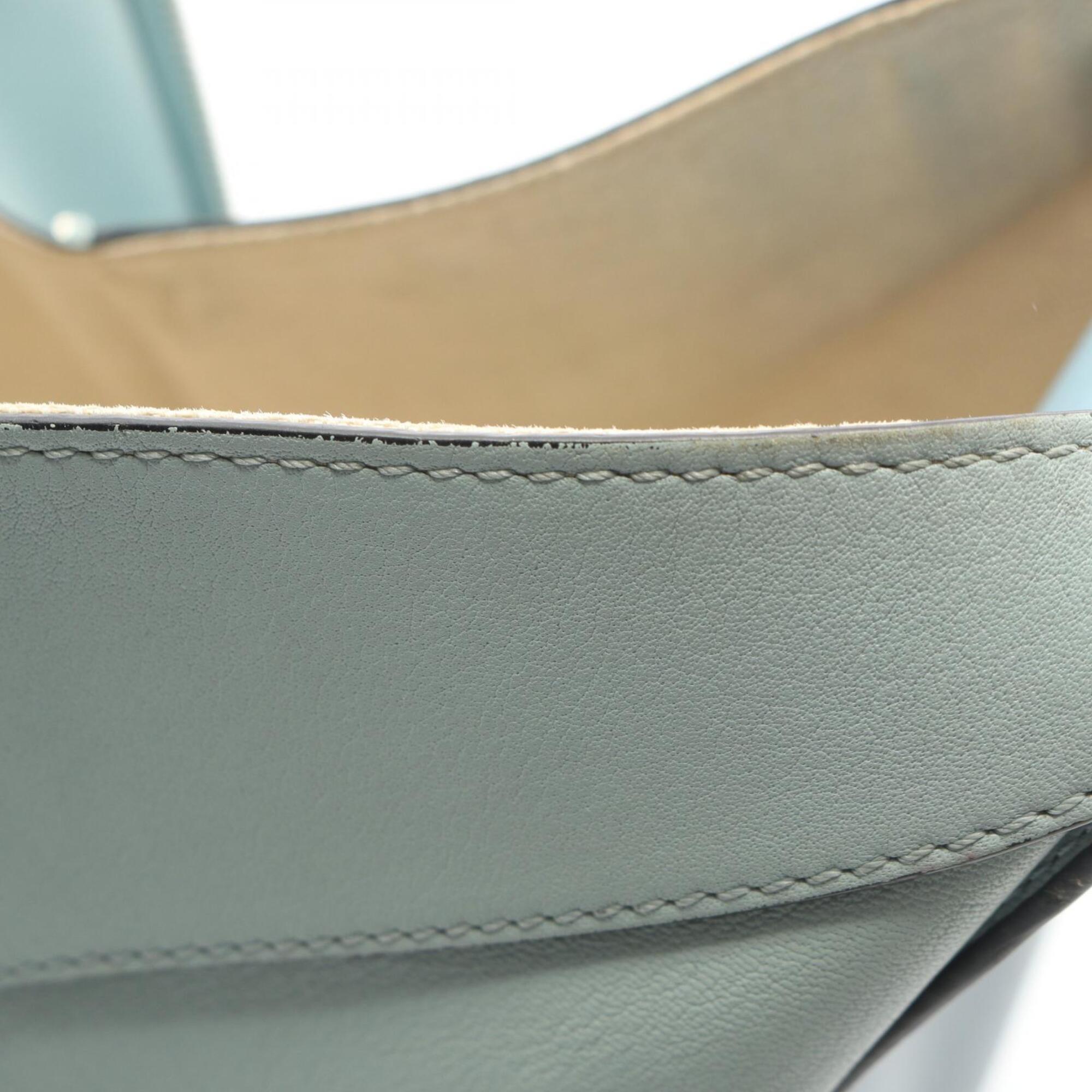 Loewe Blue Leather Handbag (Pre-Owned)