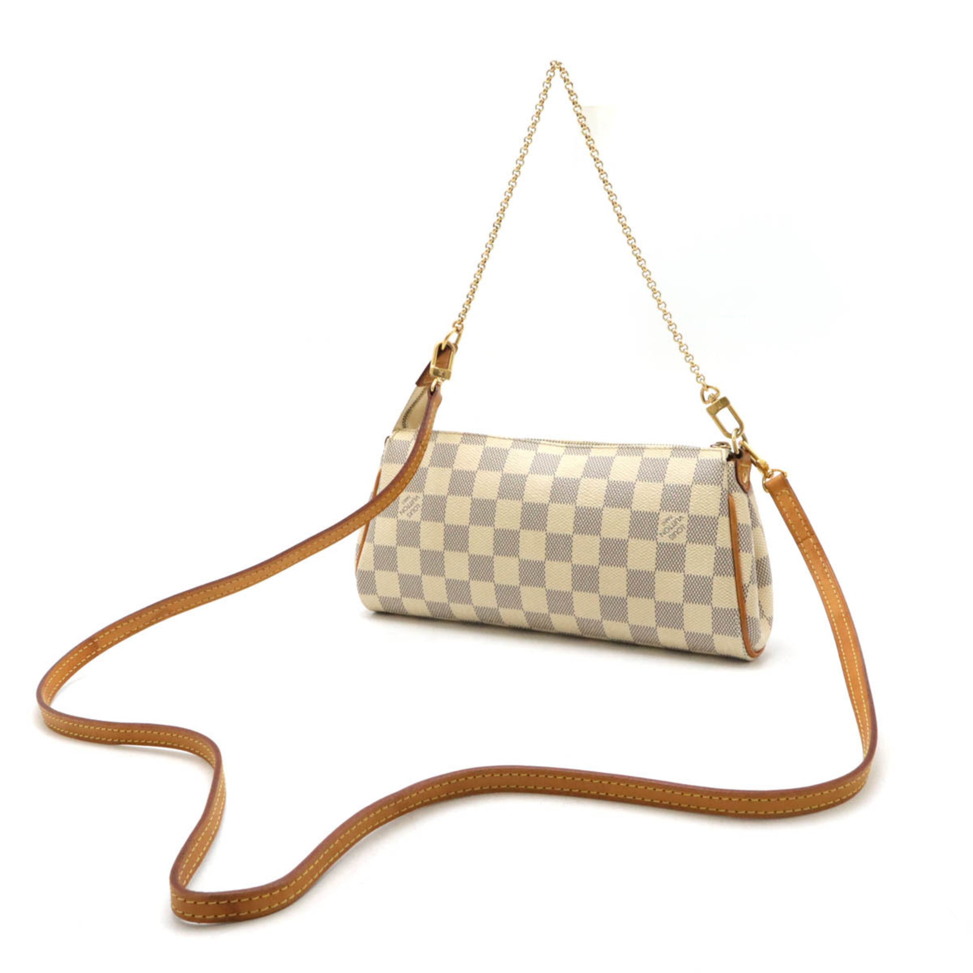 Louis Vuitton Damier Azur Ivory Pvc Shoulder Bag (Pre-Owned)