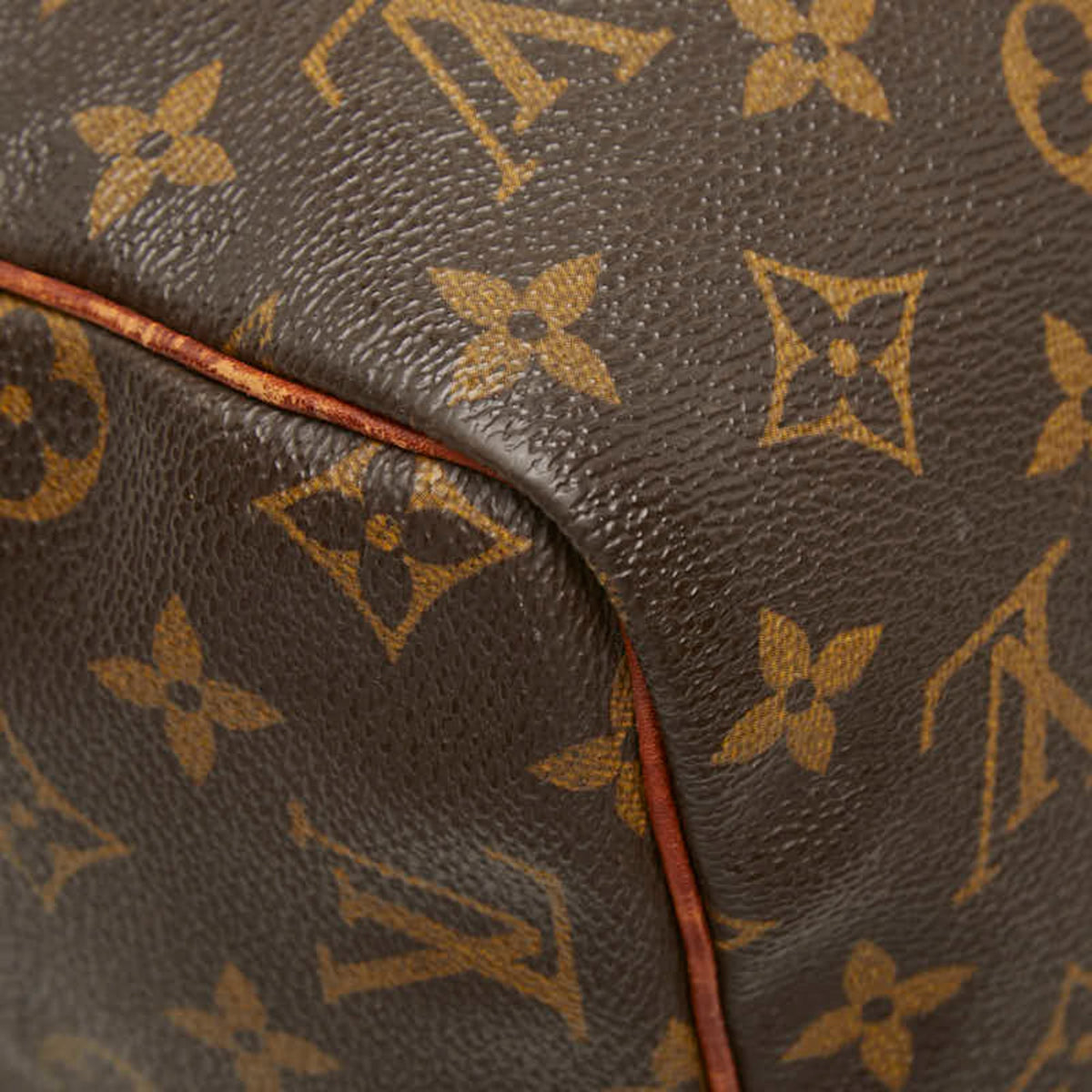 Louis Vuitton Brown Monogram Pvc Leather Boston Bag Handbag (Pre-Owned)