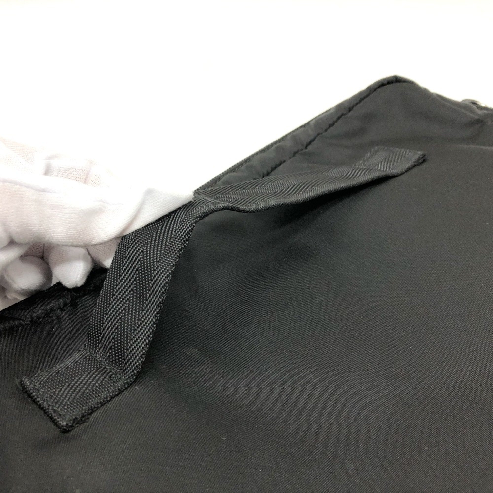 Prada Black Cloth Clutch Bag (Pre-Owned)