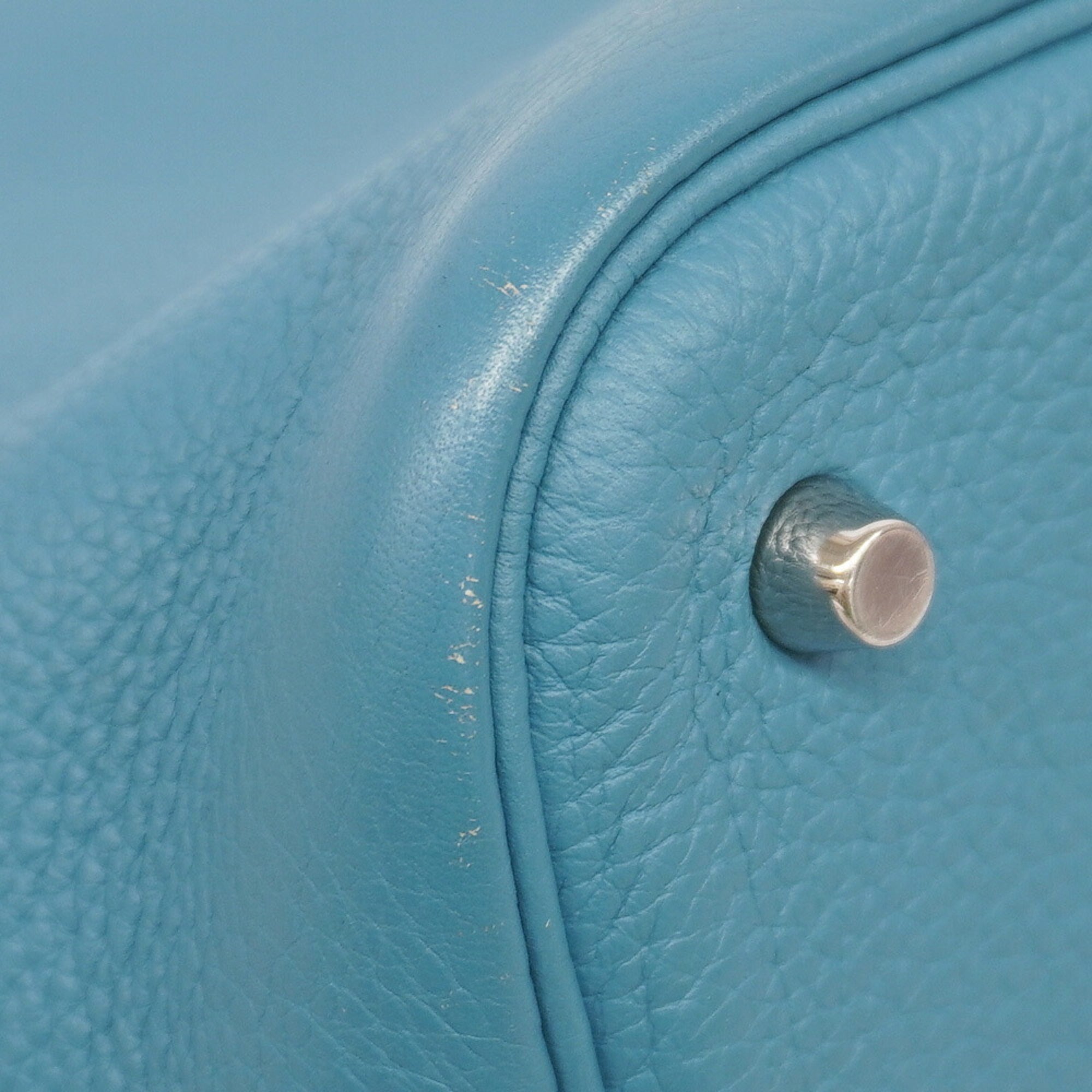Hermes Blue Jean Handbag (Pre-Owned)