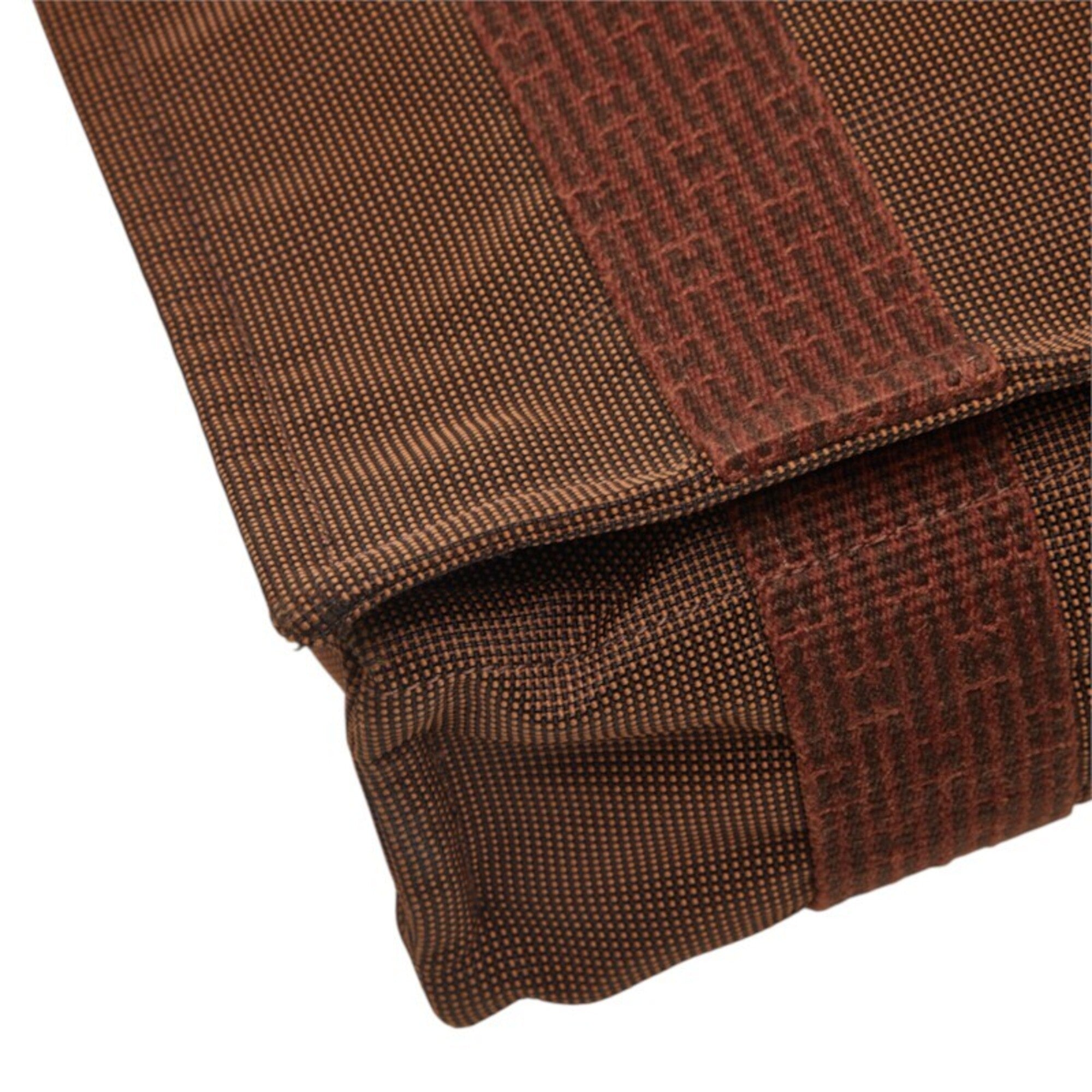 Hermes Brown Canvas Shoulder Bag (Pre-Owned)
