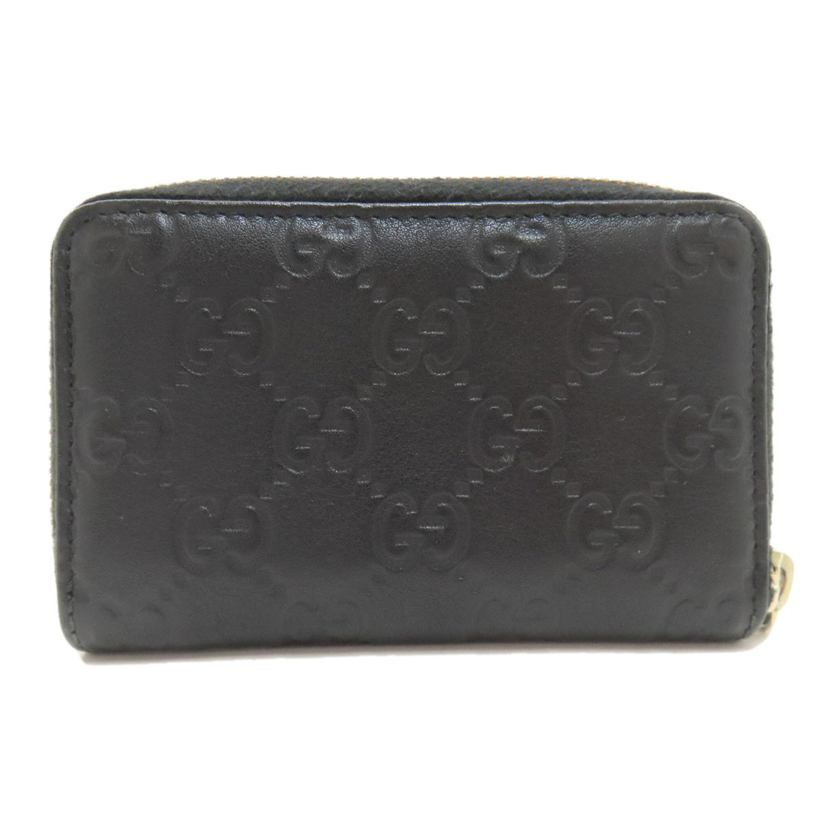 Gucci Black Leather Coin Purse/Coin Case (Pre-Owned)
