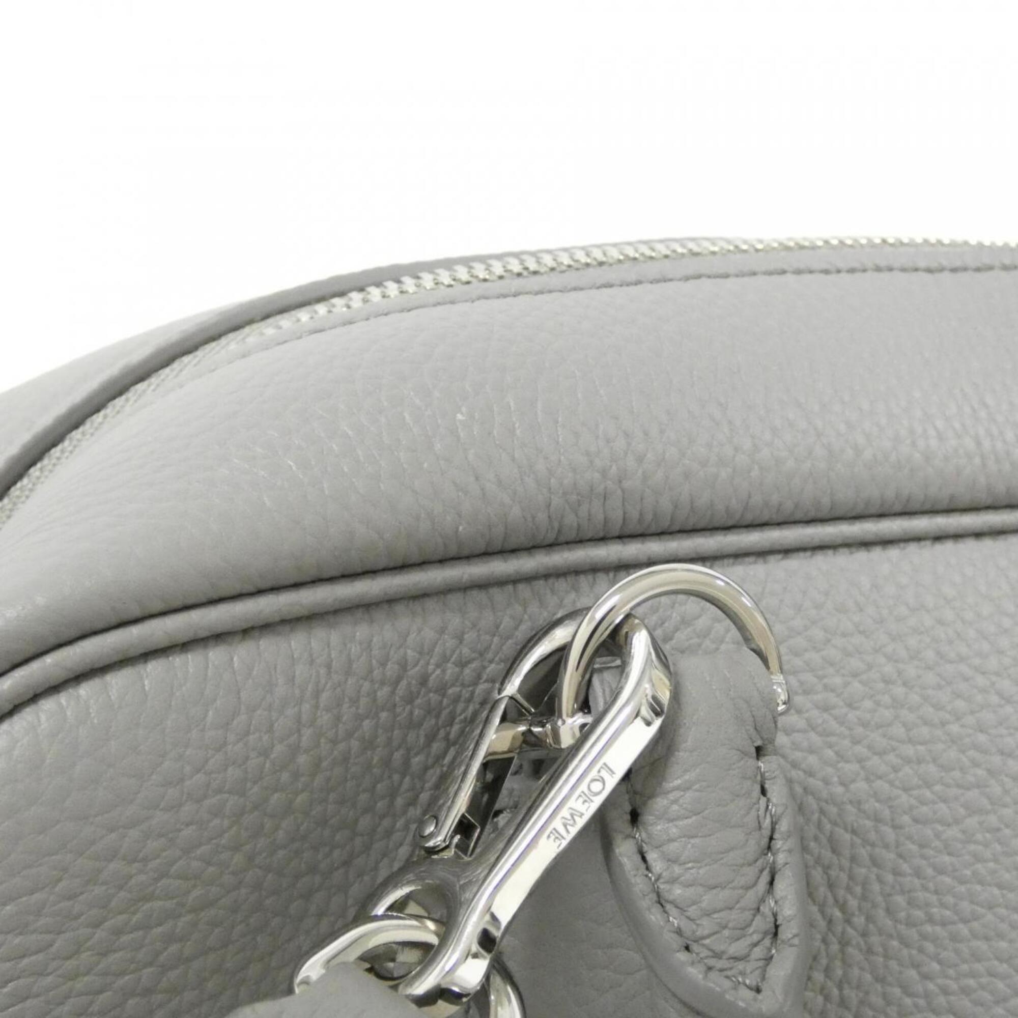 Loewe Gray Leather Handbag (Pre-Owned)