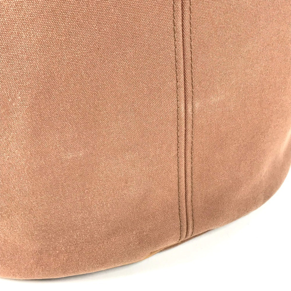 Hermes Brown Cotton Beach Bag Shoulder Bag Tote Bag (Pre-Owned)