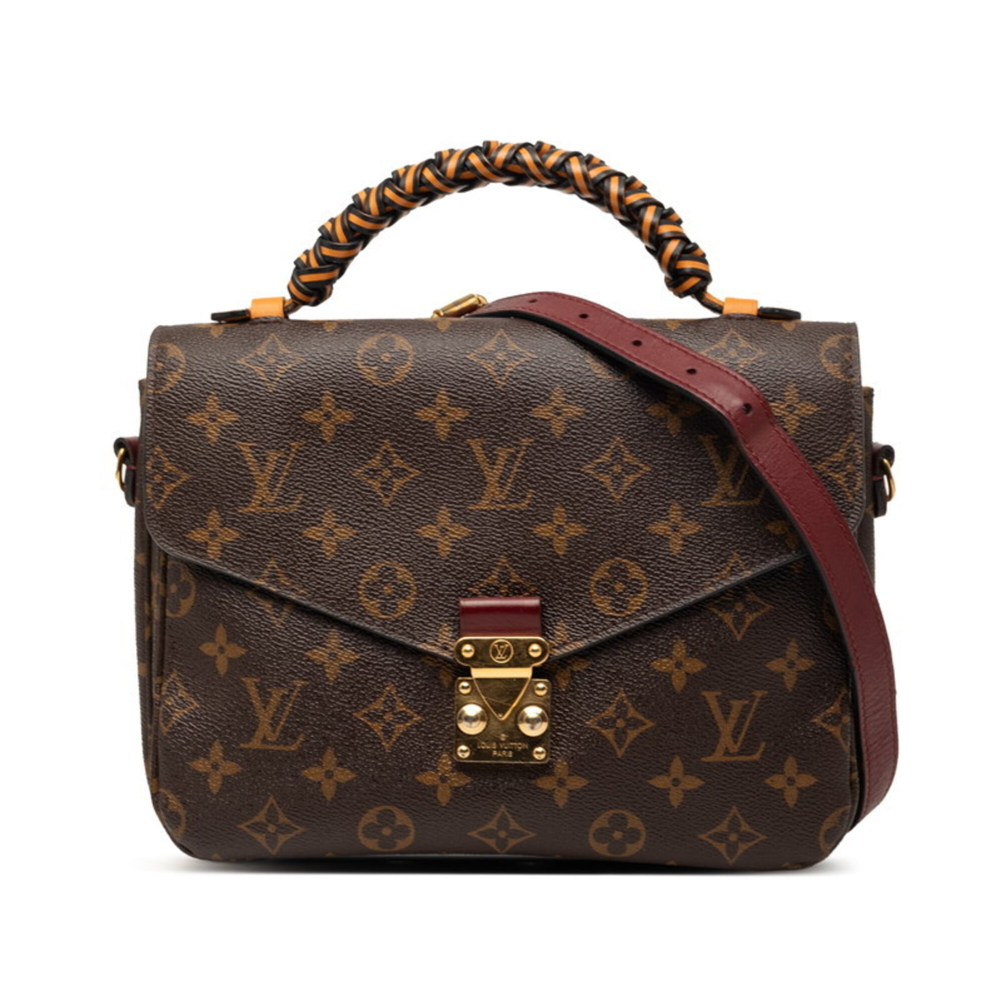 Louis Vuitton Brown Multi-Color Pvc Leather Handbag Pochette Shoulder Bag (Pre-Owned)