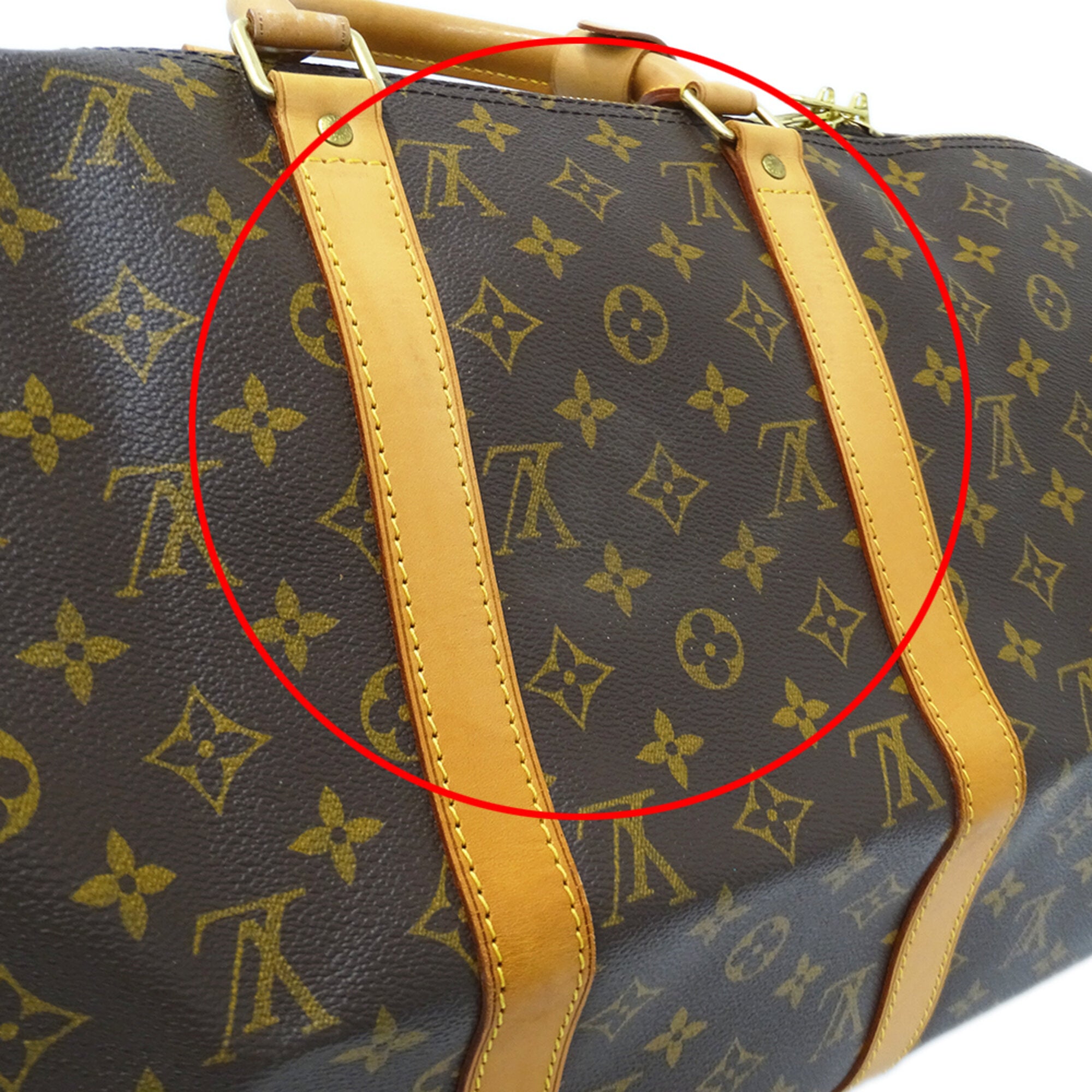 Louis Vuitton Brown Monogram Canvas Boston Bag Handbag (Pre-Owned)