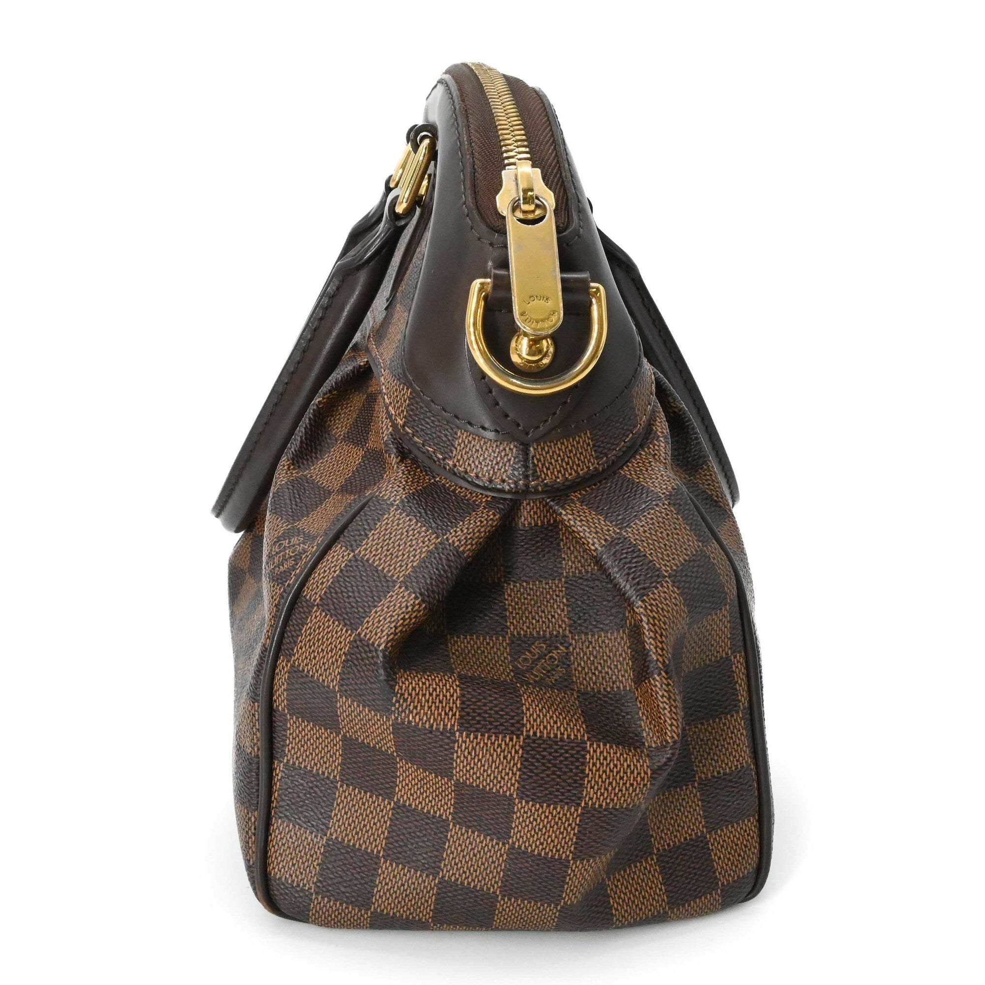 Louis Vuitton Brown Damier Canvas Handbag Shoulder Bag (Pre-Owned)