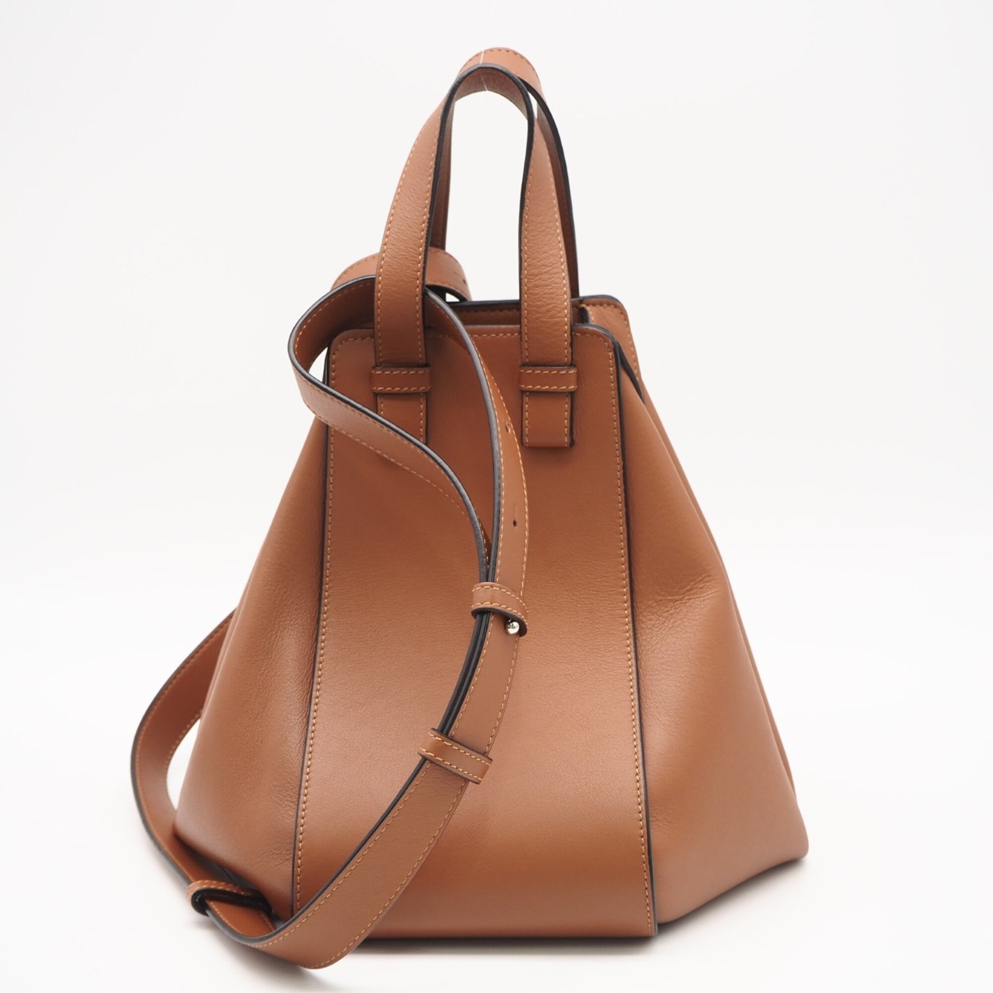Loewe Hammock Brown Leather Handbag (Pre-Owned)