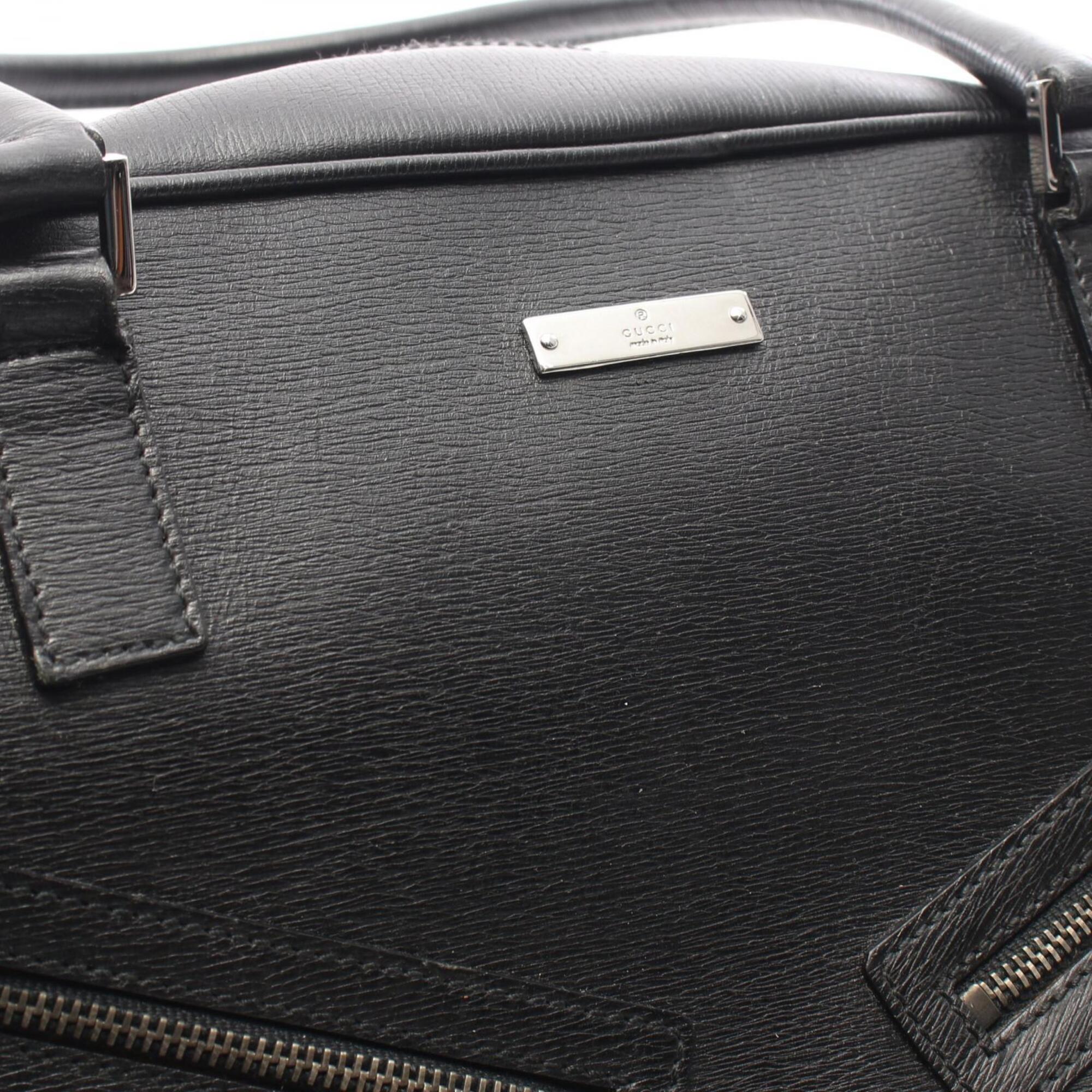 Gucci Black Leather Handbag (Pre-Owned)