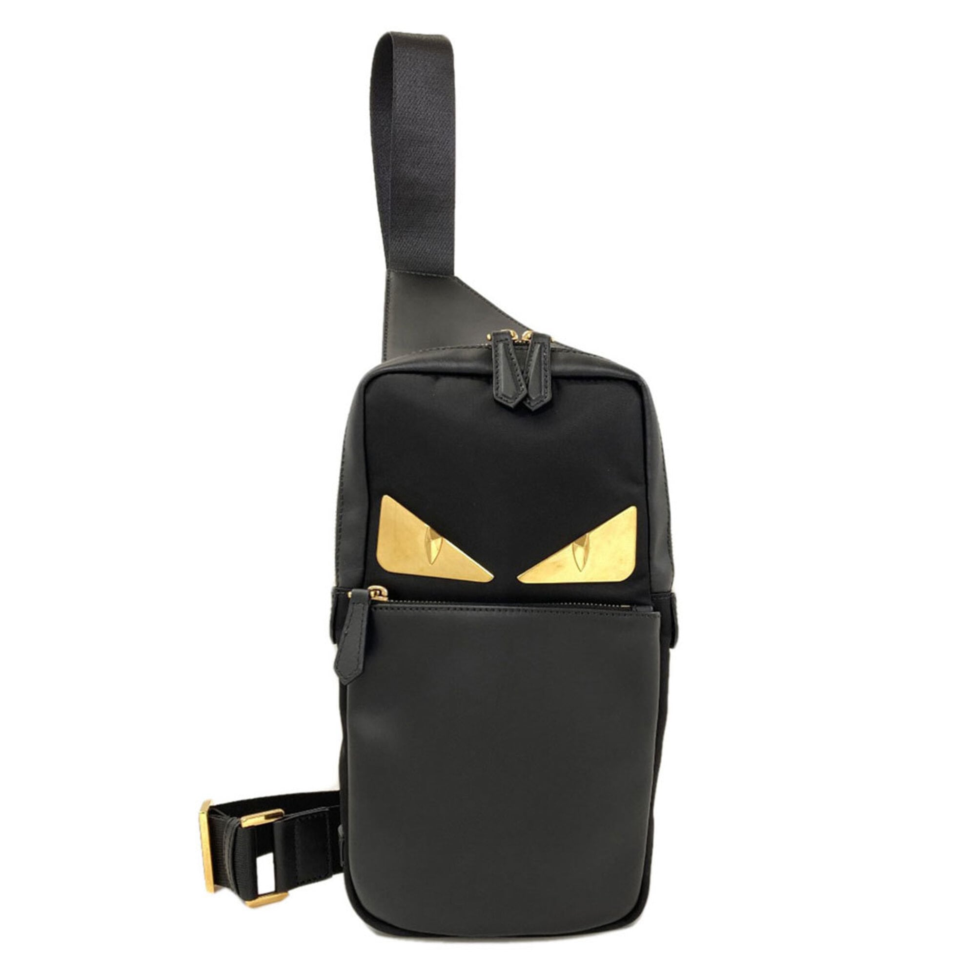 Fendi Black Nylon Sling Bag (Pre-Owned)