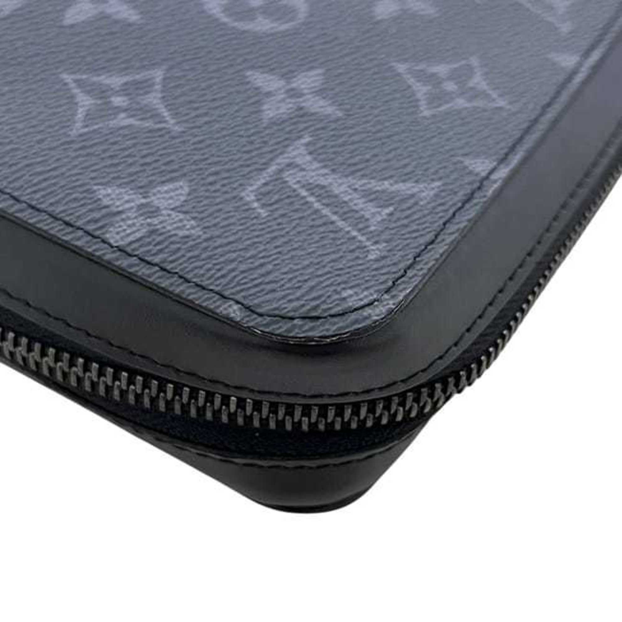 Louis Vuitton Black Monogram Eclipse Monogram Eclipse Long Wallet (Bi-Fold) (Pre-Owned)