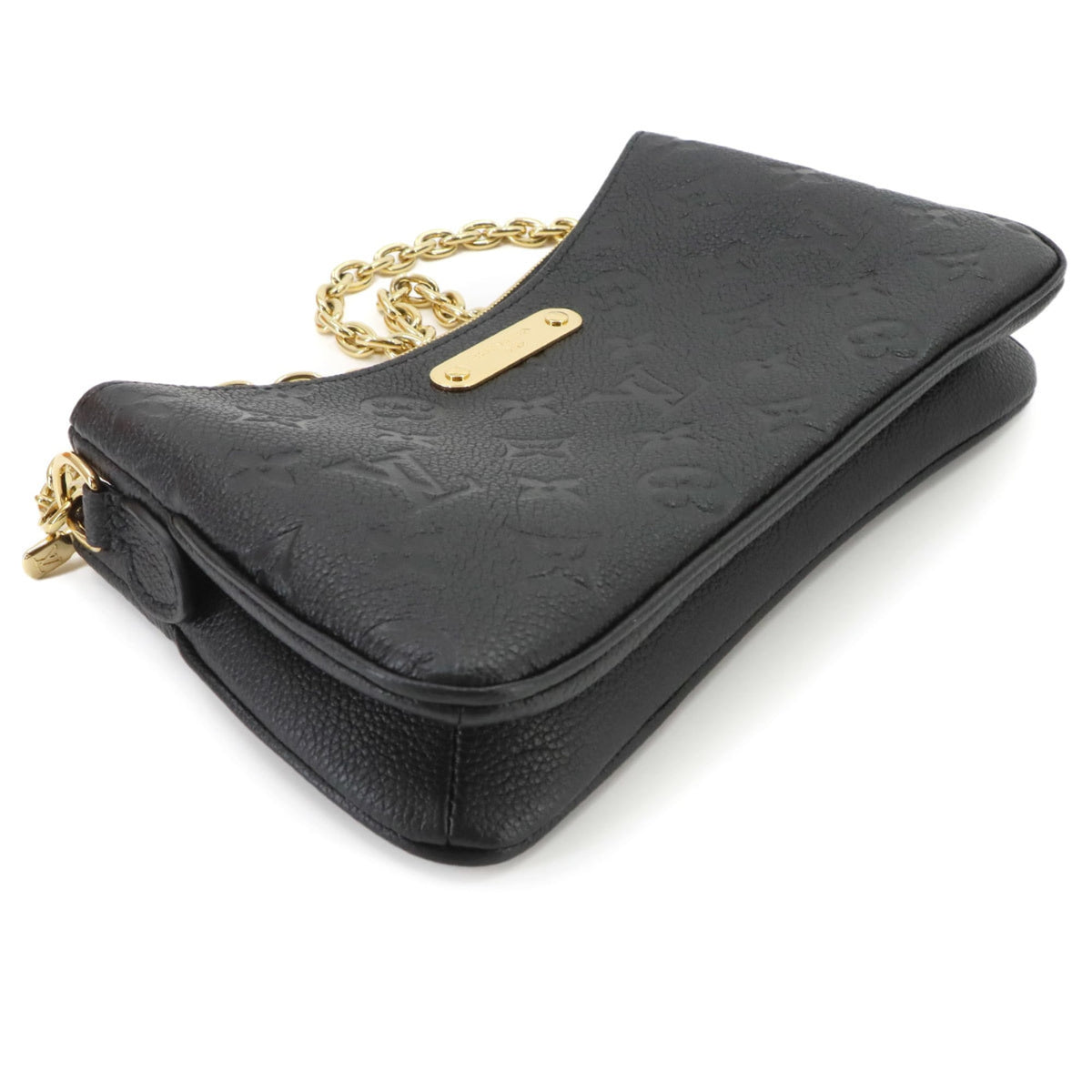Louis Vuitton Black Monogram Empreinte Leather Handbag Shoulder Bag (Pre-Owned)