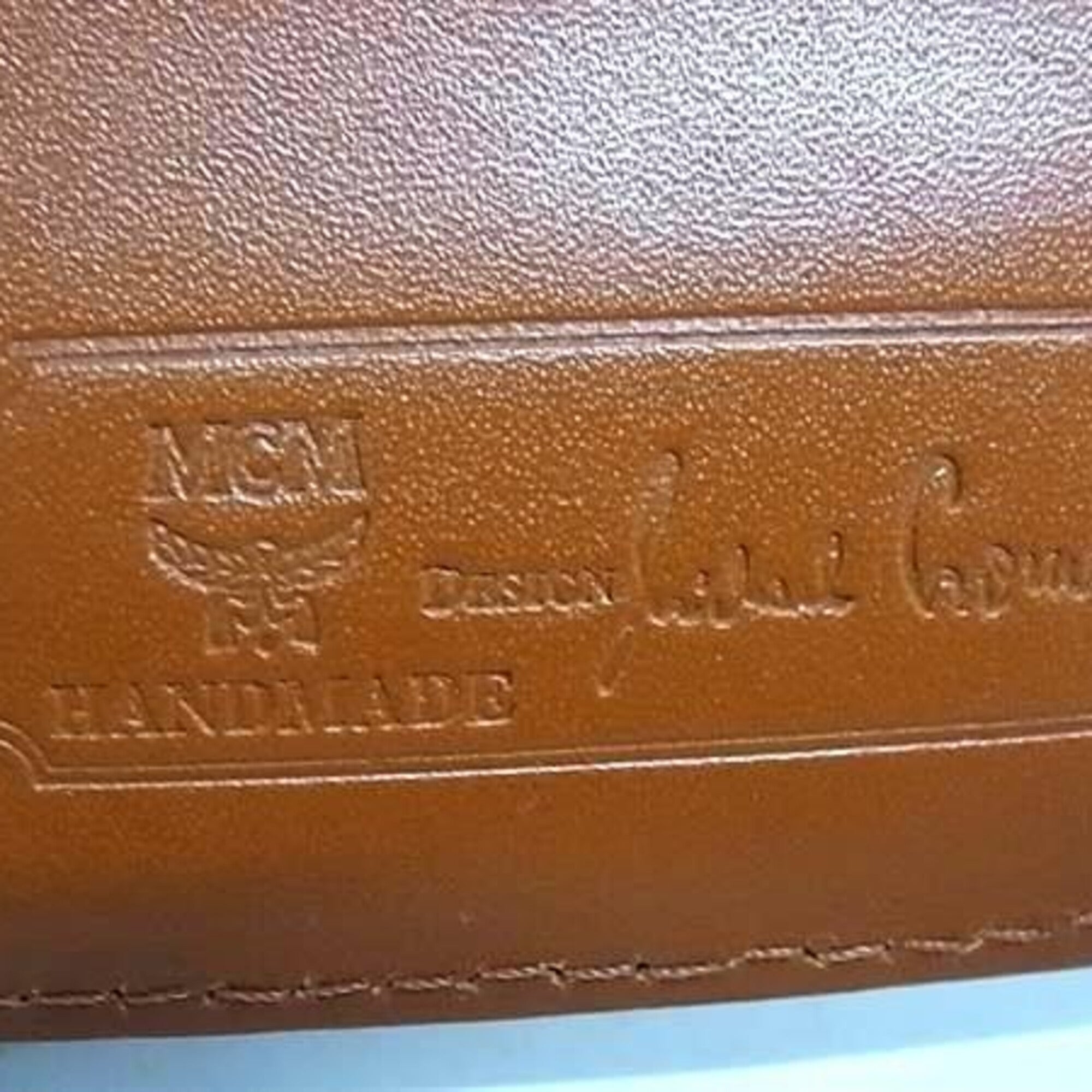 Mcm Brown Leather Wallet (Bi-Fold) (Pre-Owned)