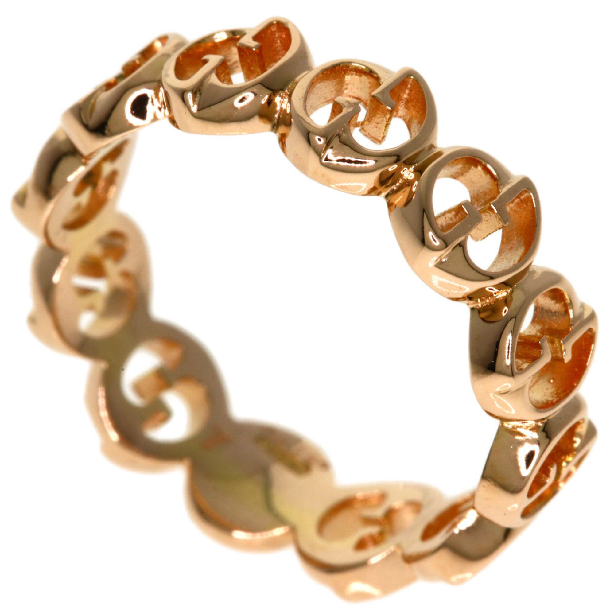 Gucci Pink Gold (18K) Band Ring (Pre-Owned)