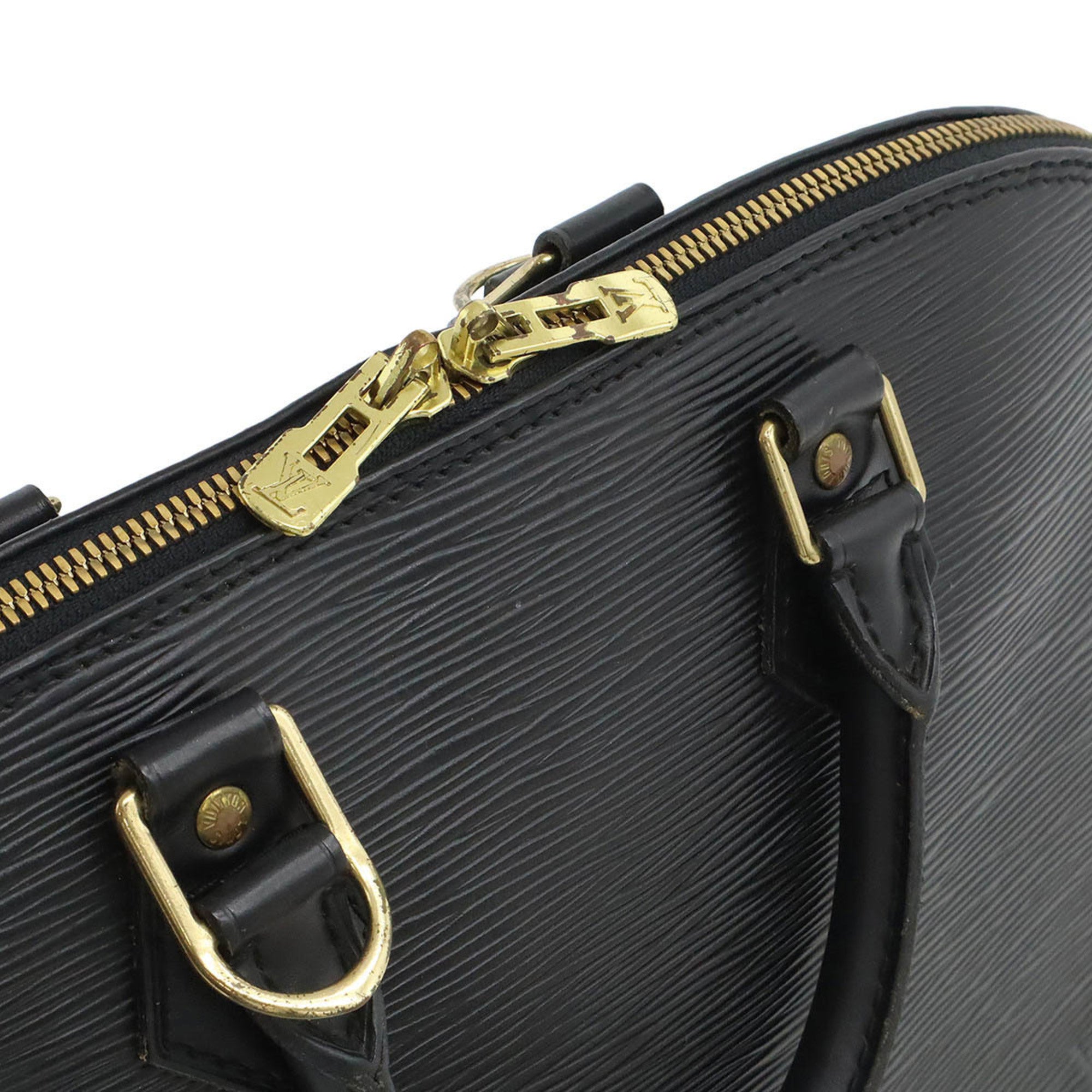 Louis Vuitton Epi Black Noir Epi Leather Handbag (Pre-Owned)