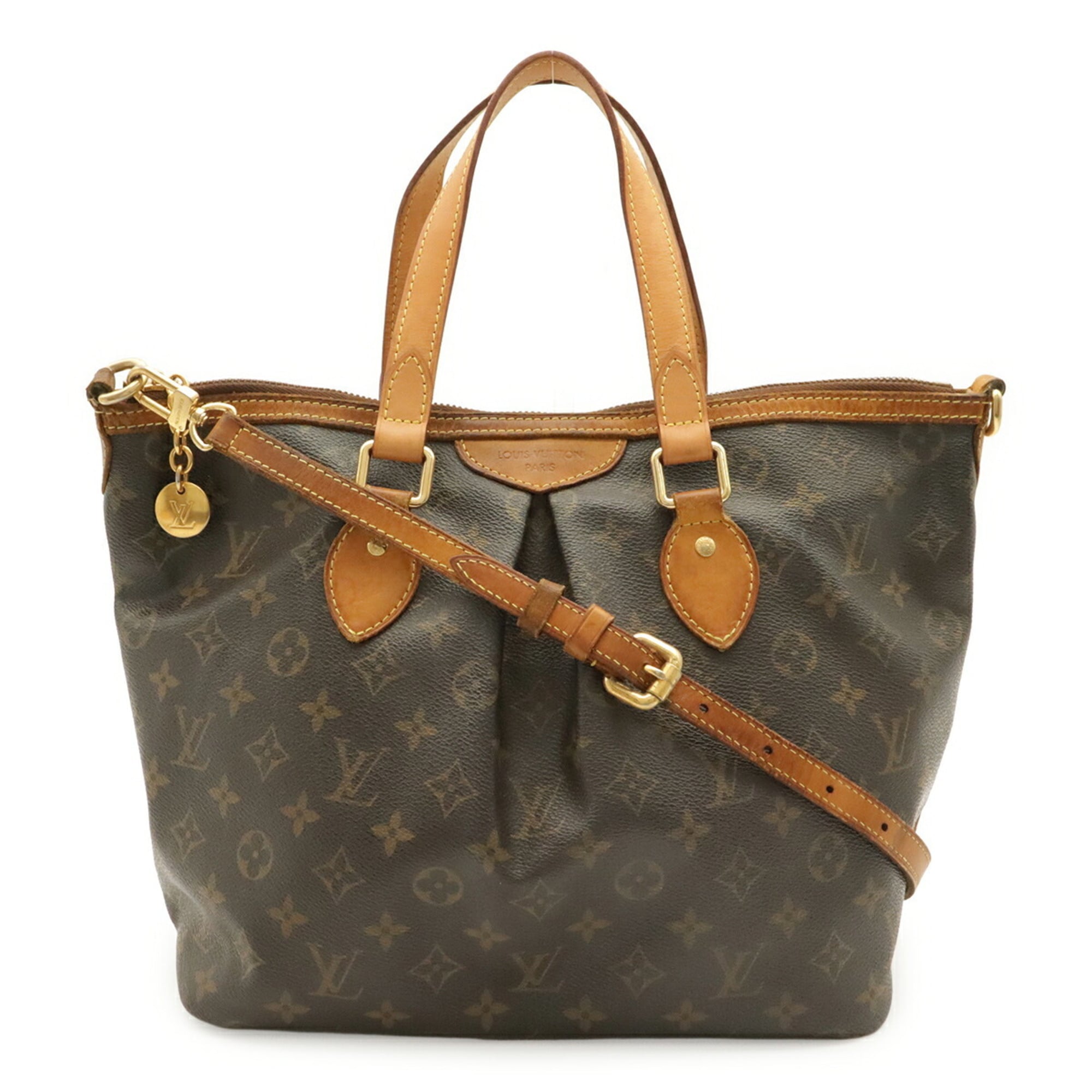Louis Vuitton Brown Monogram White Monogram Handbag Shoulder Bag Tote Bag (Pre-Owned)